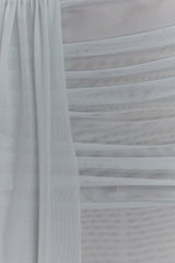 Arna Mesh Maxi Skirt - Pale Blue