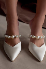 Karla Pearl Mule - Ivory