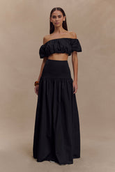 Autumn Maxi Skirt - Black