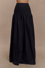 Autumn Maxi Skirt - Black