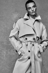 Lois Twill Trench Coat - Camel