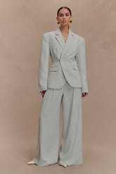 Jameson Pleated Wide Leg Pants - Light Sage