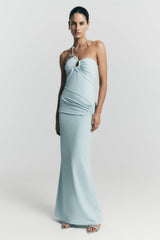 Lalia Teardrop Maxi Dress - Powder Blue