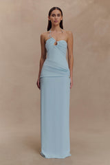 Lalia Teardrop Maxi Dress - Powder Blue