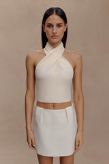 Marion Cross Over Top - Buttercream