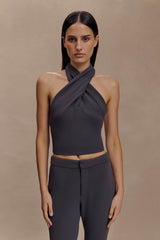 Marion Cross Over Top - Charcoal Shadow