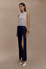 Dollie Sheer Knit Tank Top - Ivory