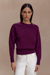 Braxton Cozy Knit Jumper - Plum