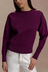 Braxton Cozy Knit Jumper - Plum