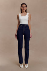 Janessa Skinny Denim Jeans- Indigo Blue
