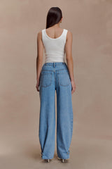 Flossie Multi Way Denim Jeans - Classic Blue