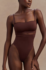 Joanna Strapless Shapewear Bra - Espresso