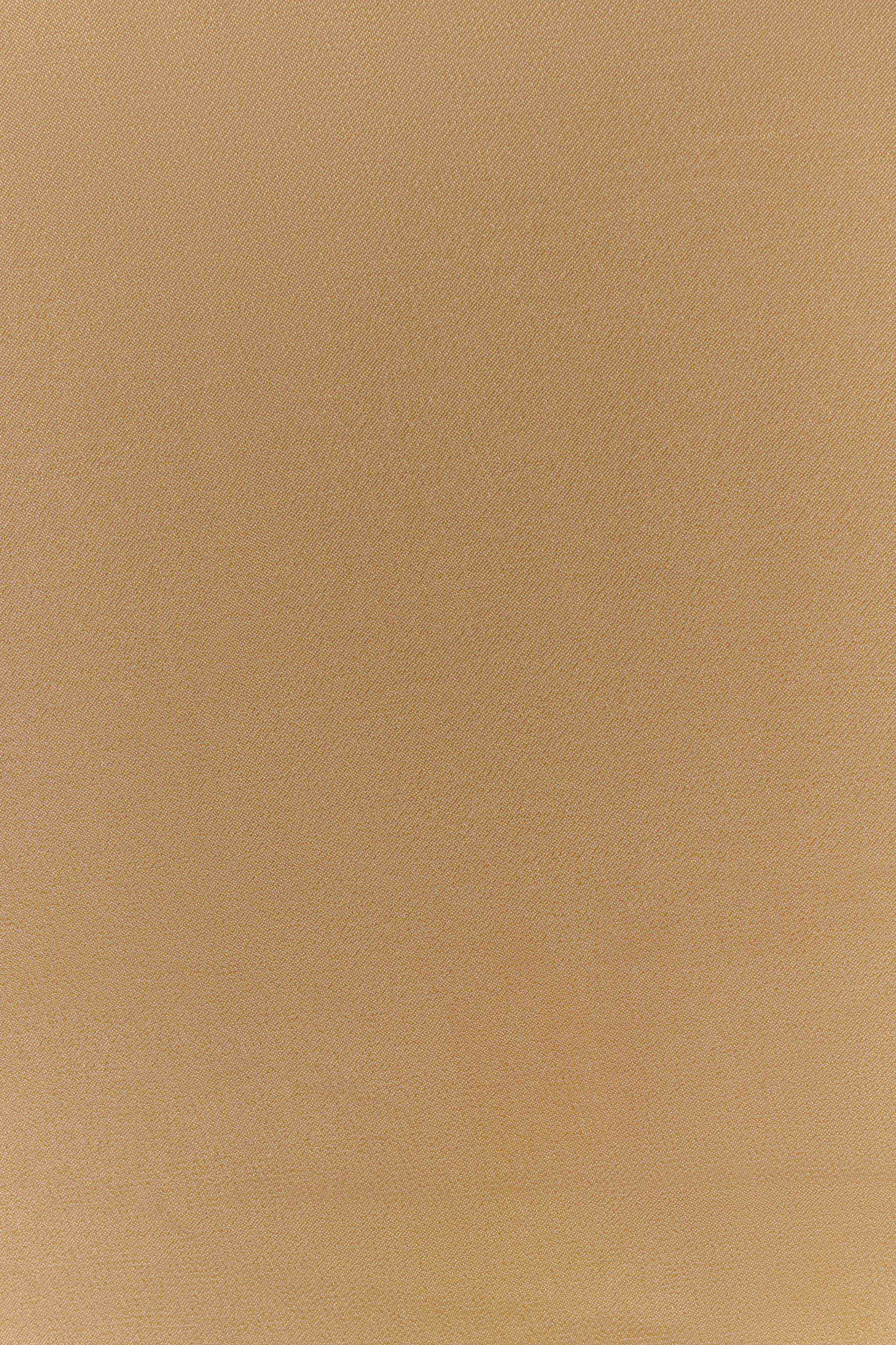 Blanche Satin Pearl Halter Maxi Dress - Peach