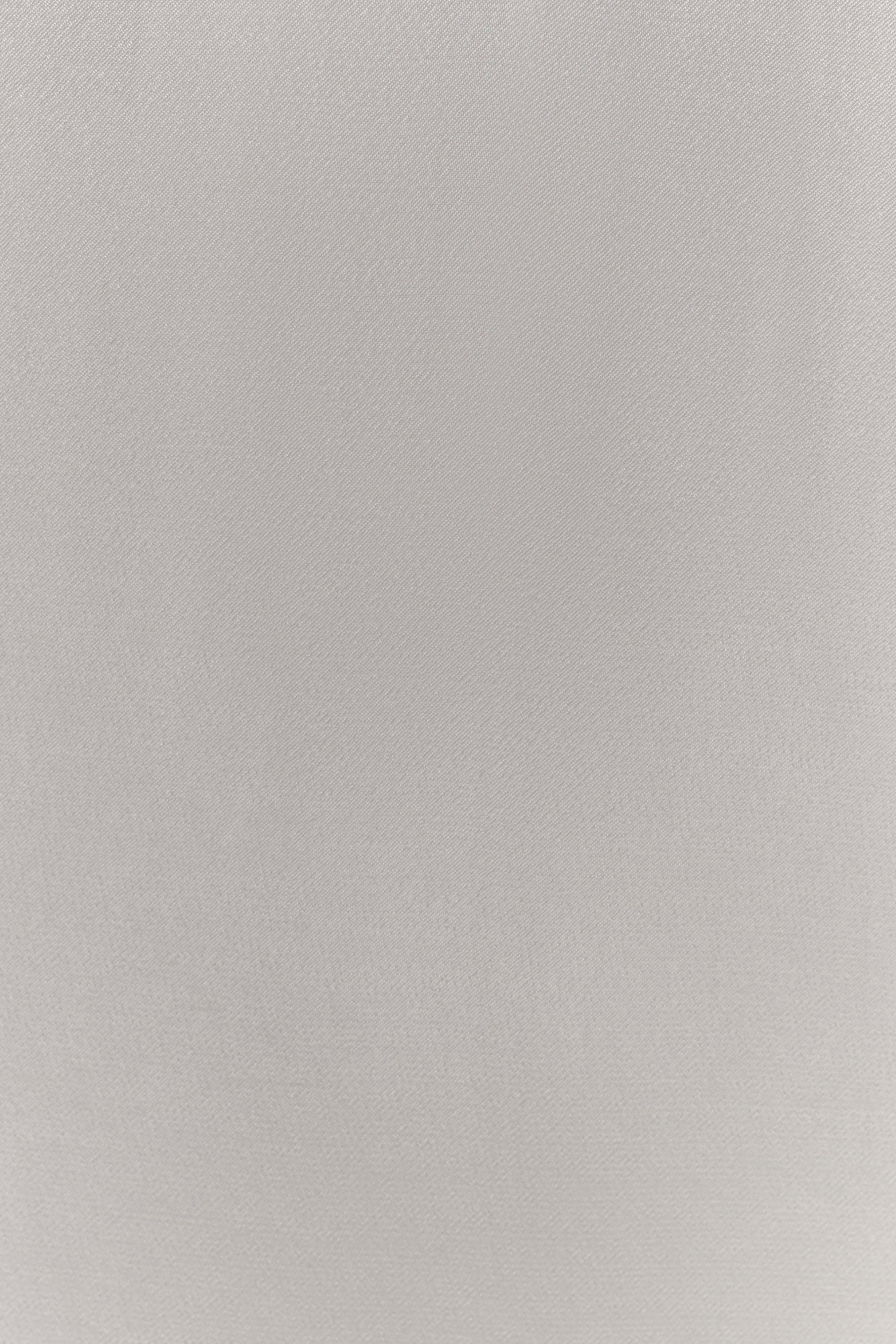 Blanche Satin Pearl Halter Maxi Dress - White