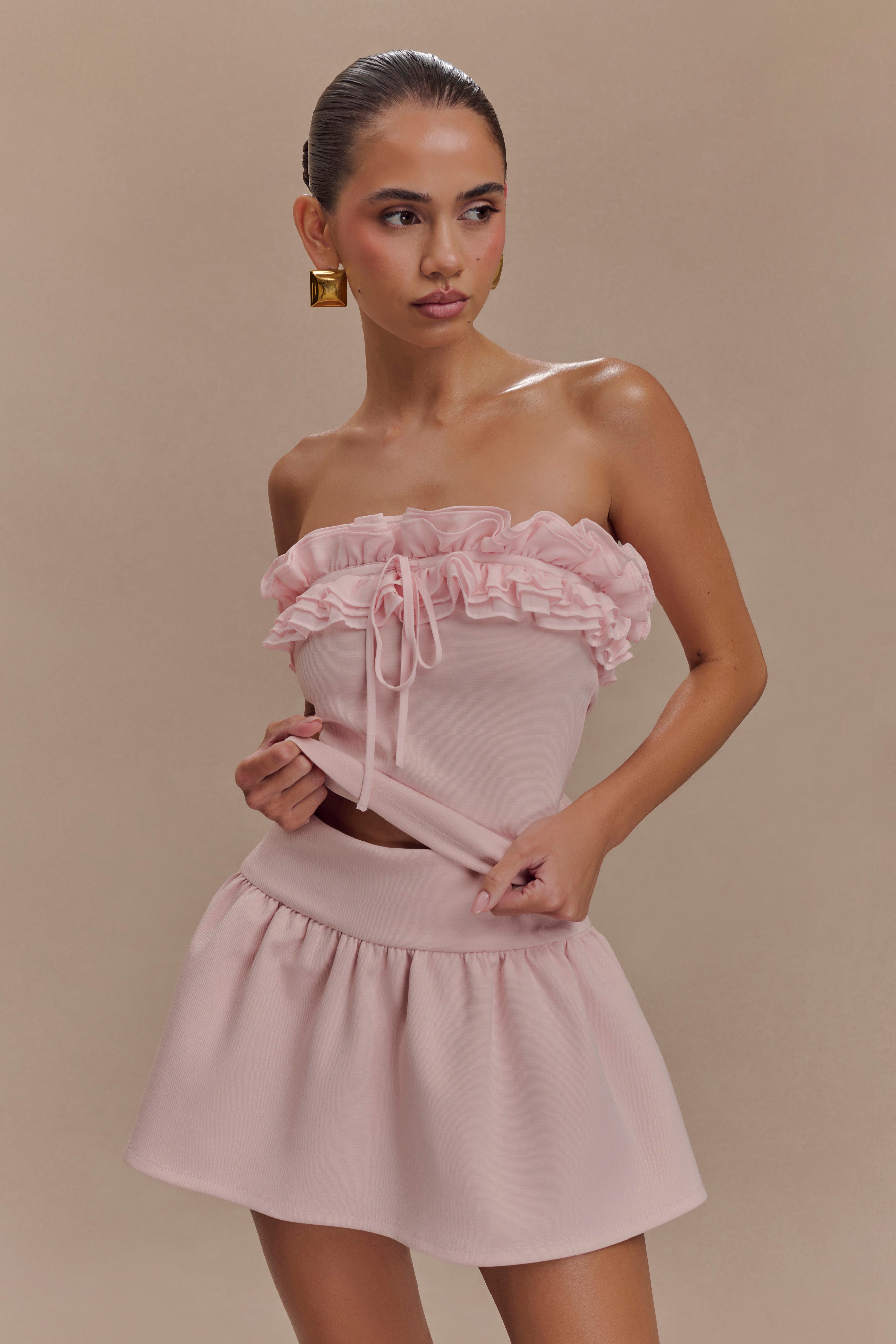 Jennie Frill Mini Skort - Ballet Pink