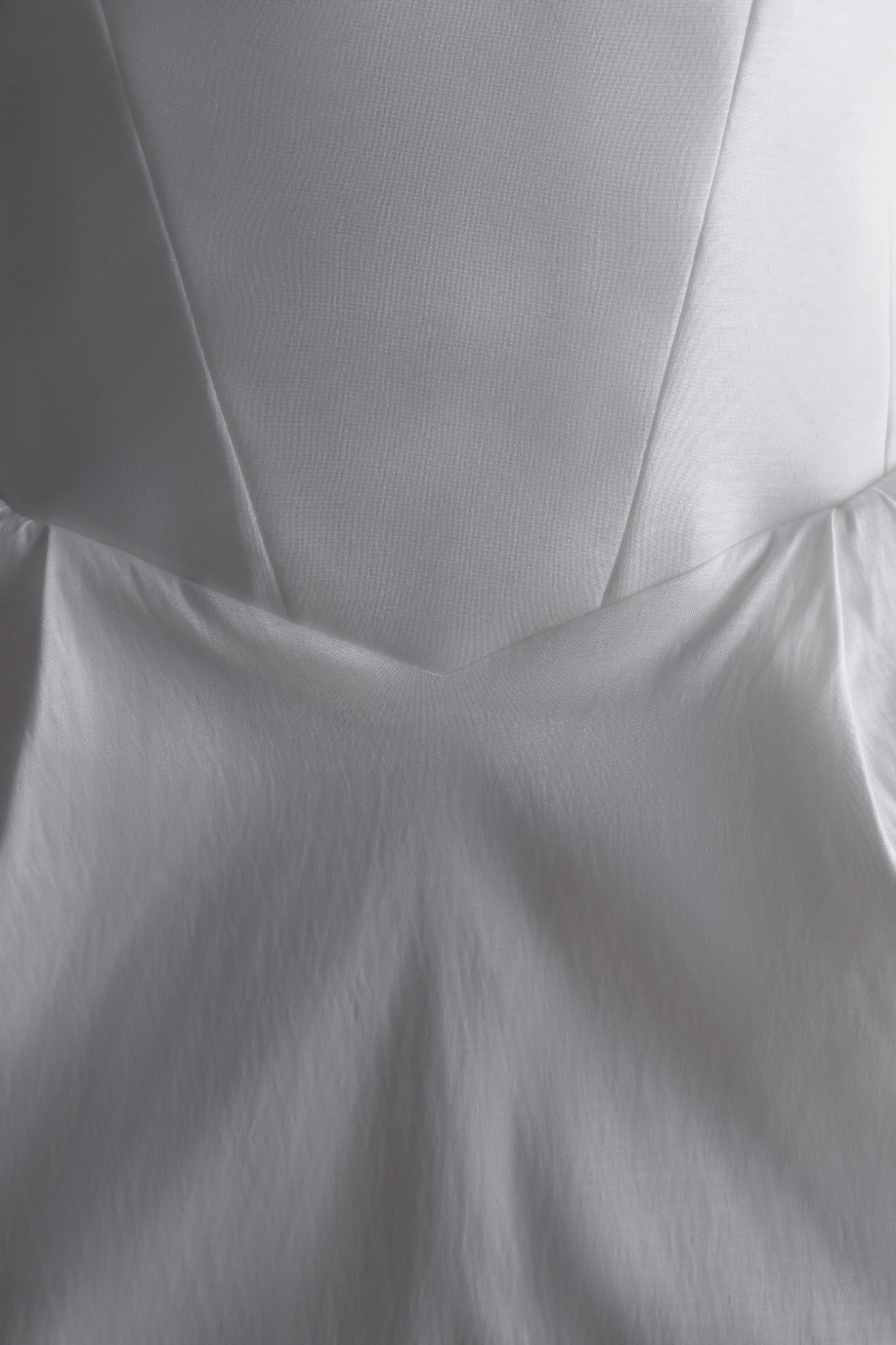 Suzette Taffeta Bow Mini Dress - White