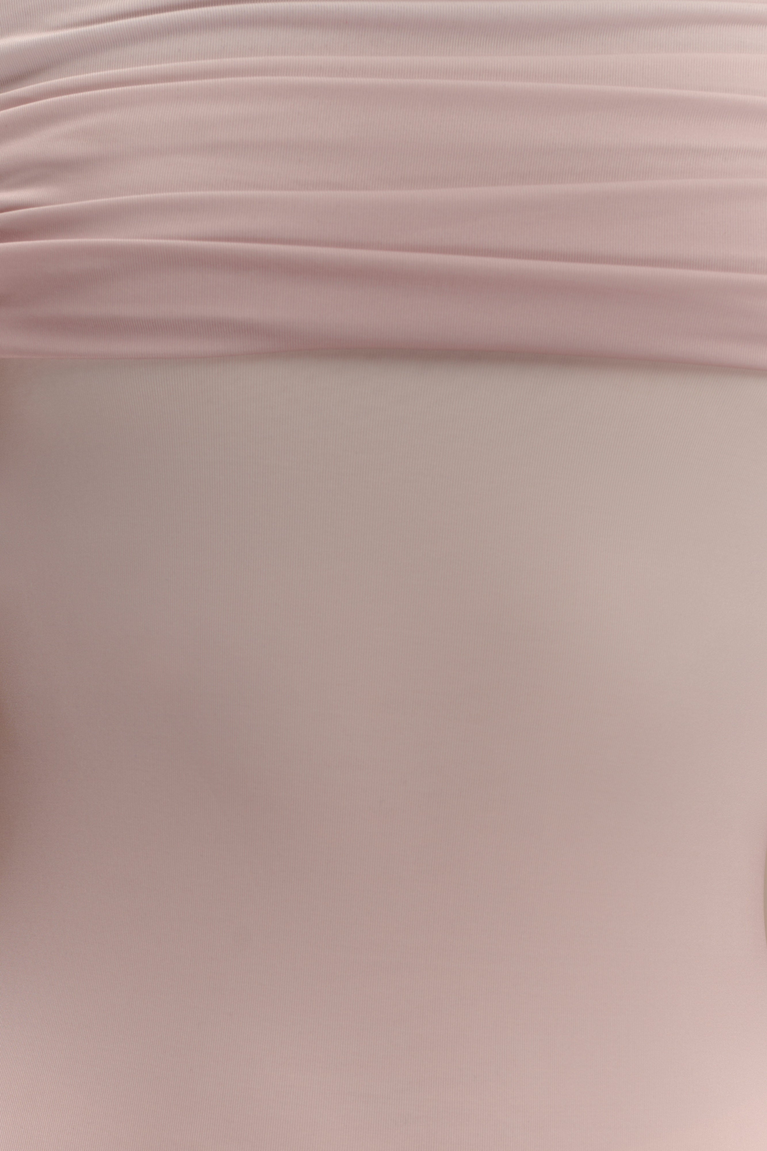 Cassandra Off Shoulder Slinky Maxi Dress - Neutral Ombre