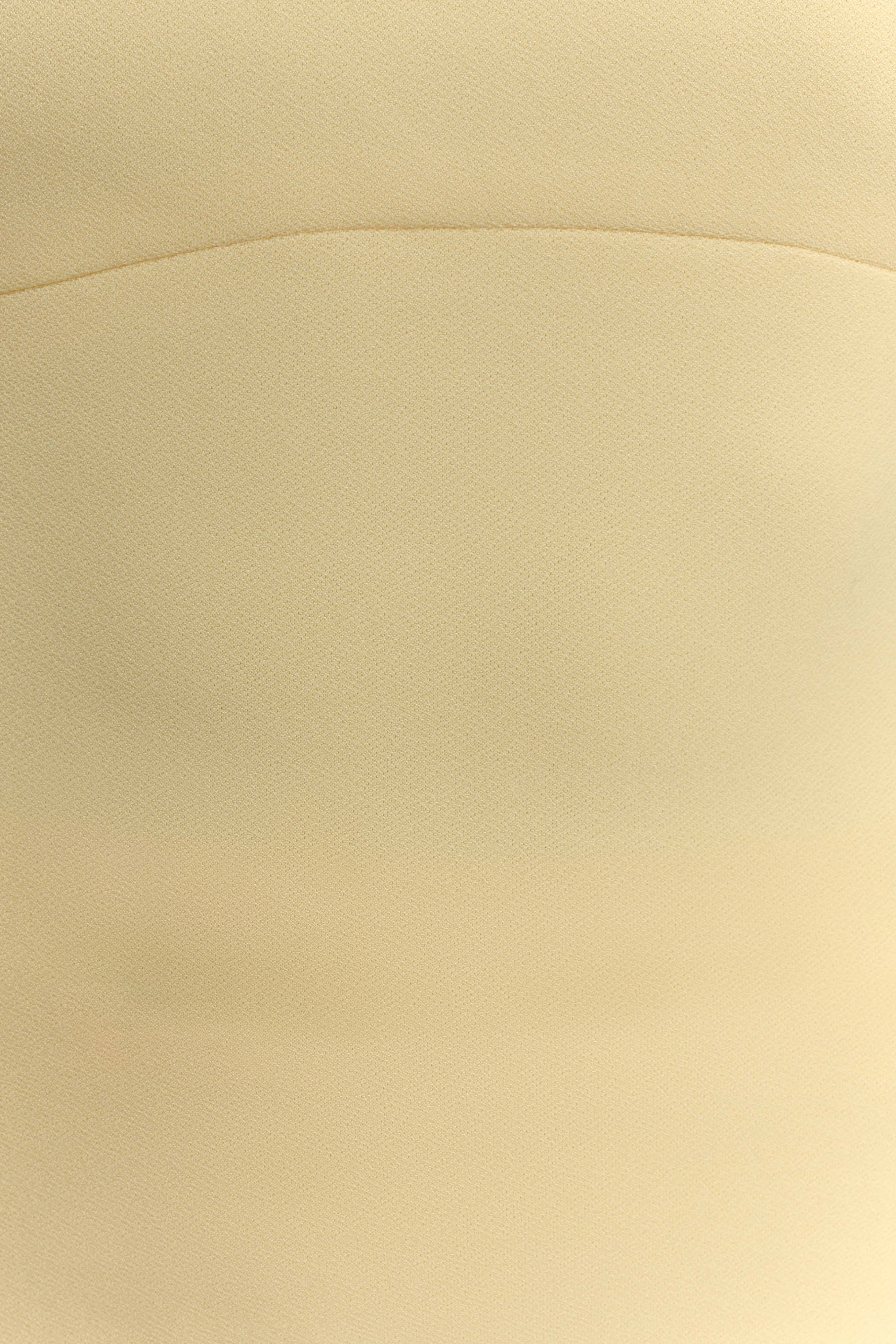 Amelita Suiting Halter Top - Pale Lemon