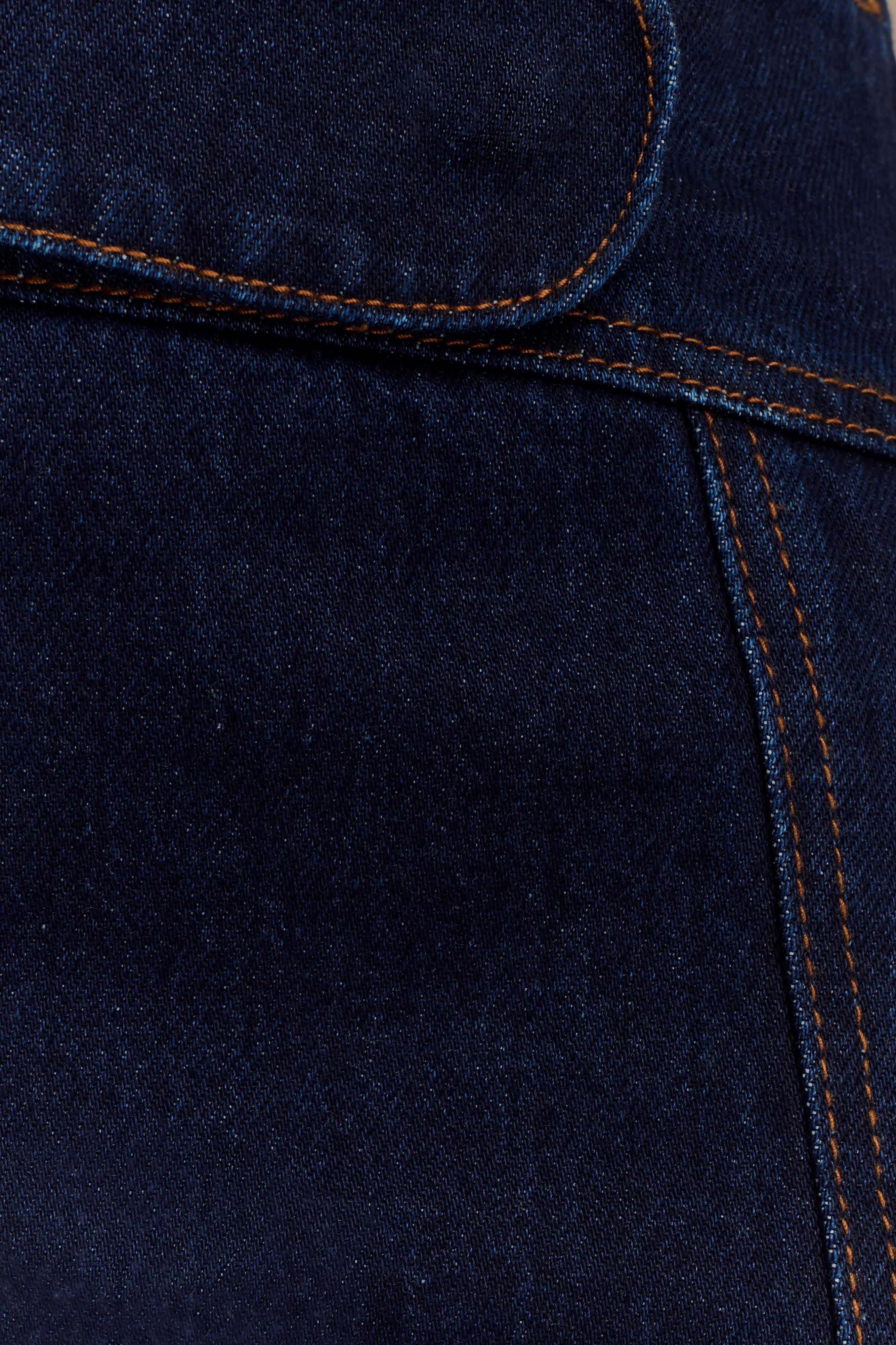 Fallon Denim Micro Mini Skort - Indigo Blue