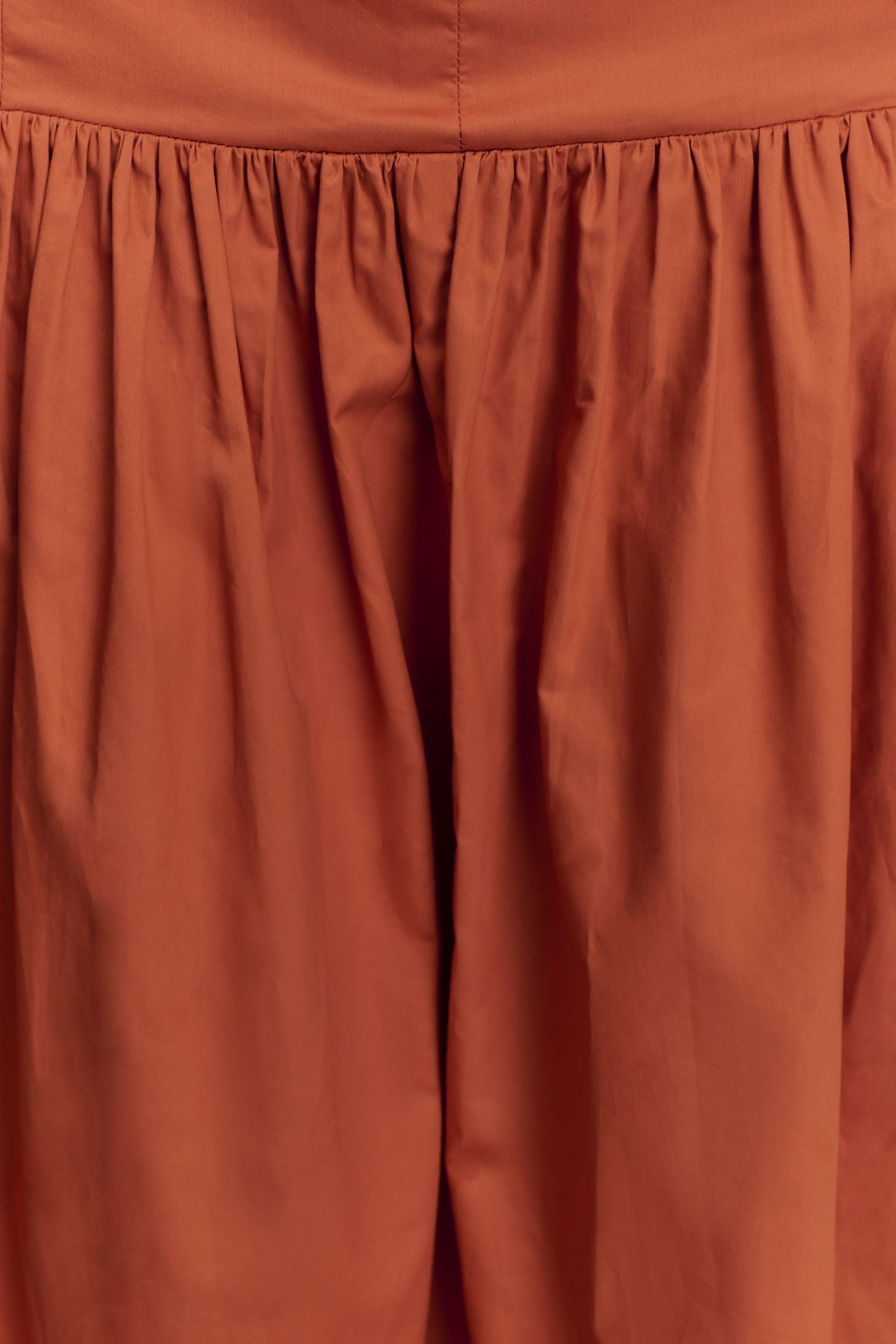 Autumn Maxi Skirt - Burnt Orange