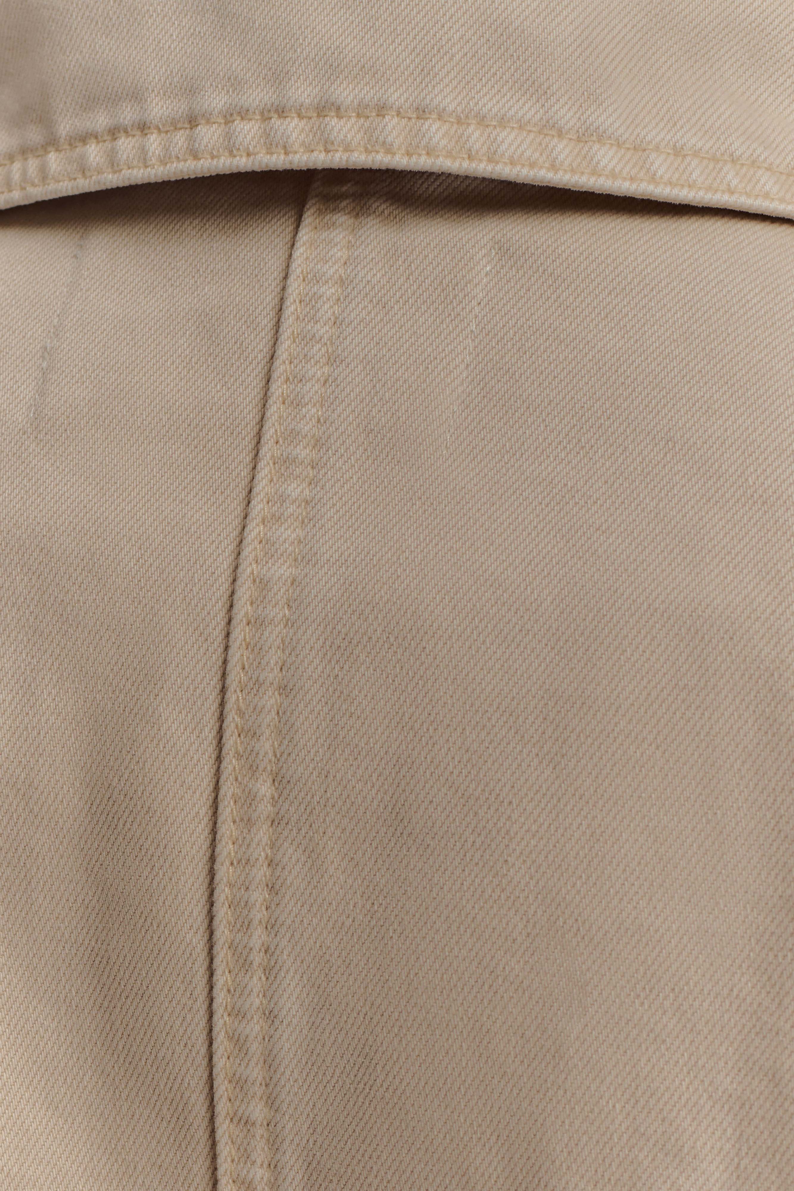 Fallon Cropped Denim Jacket - Stone Wash