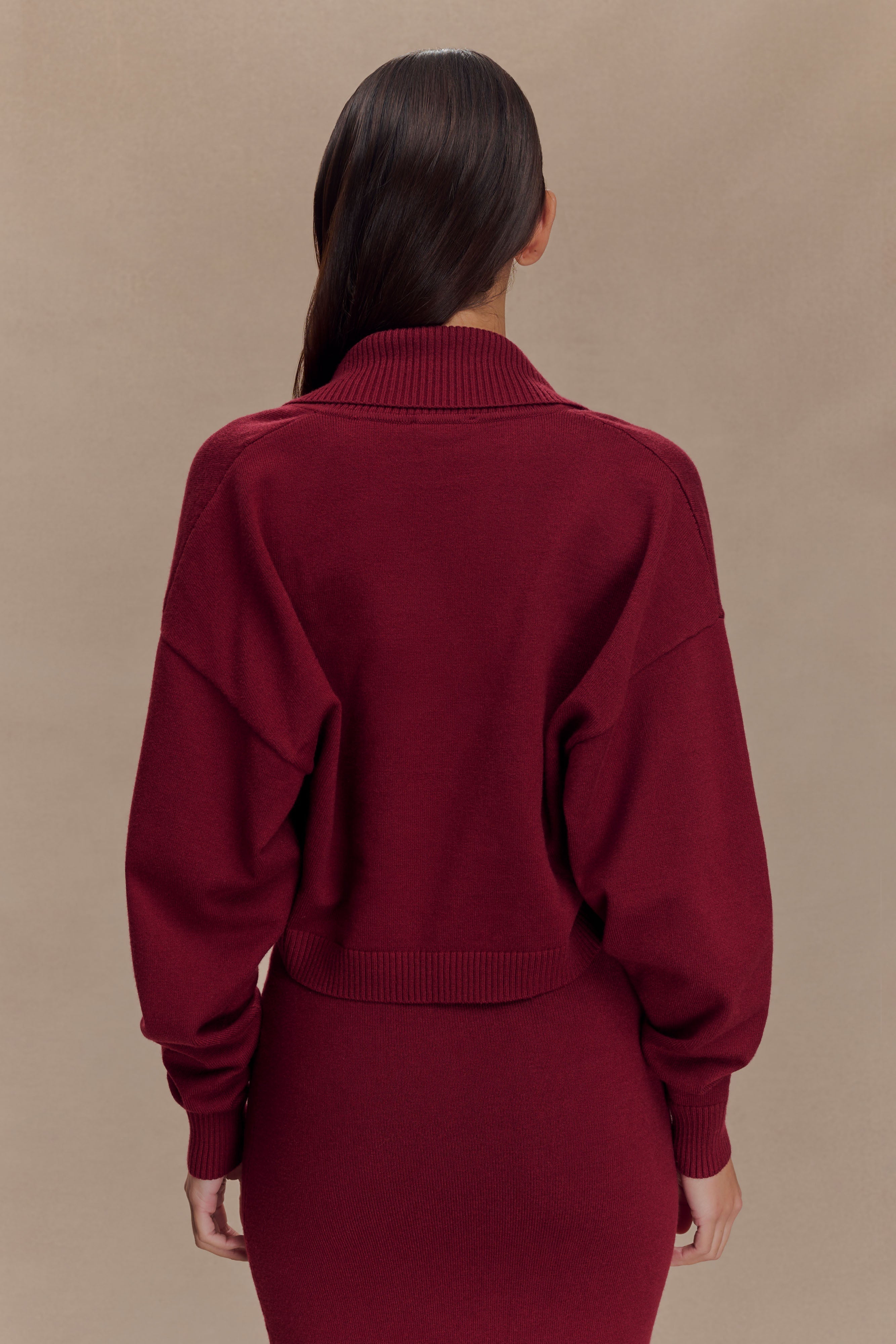 Kingston Knit Maxi Dress - Merlot