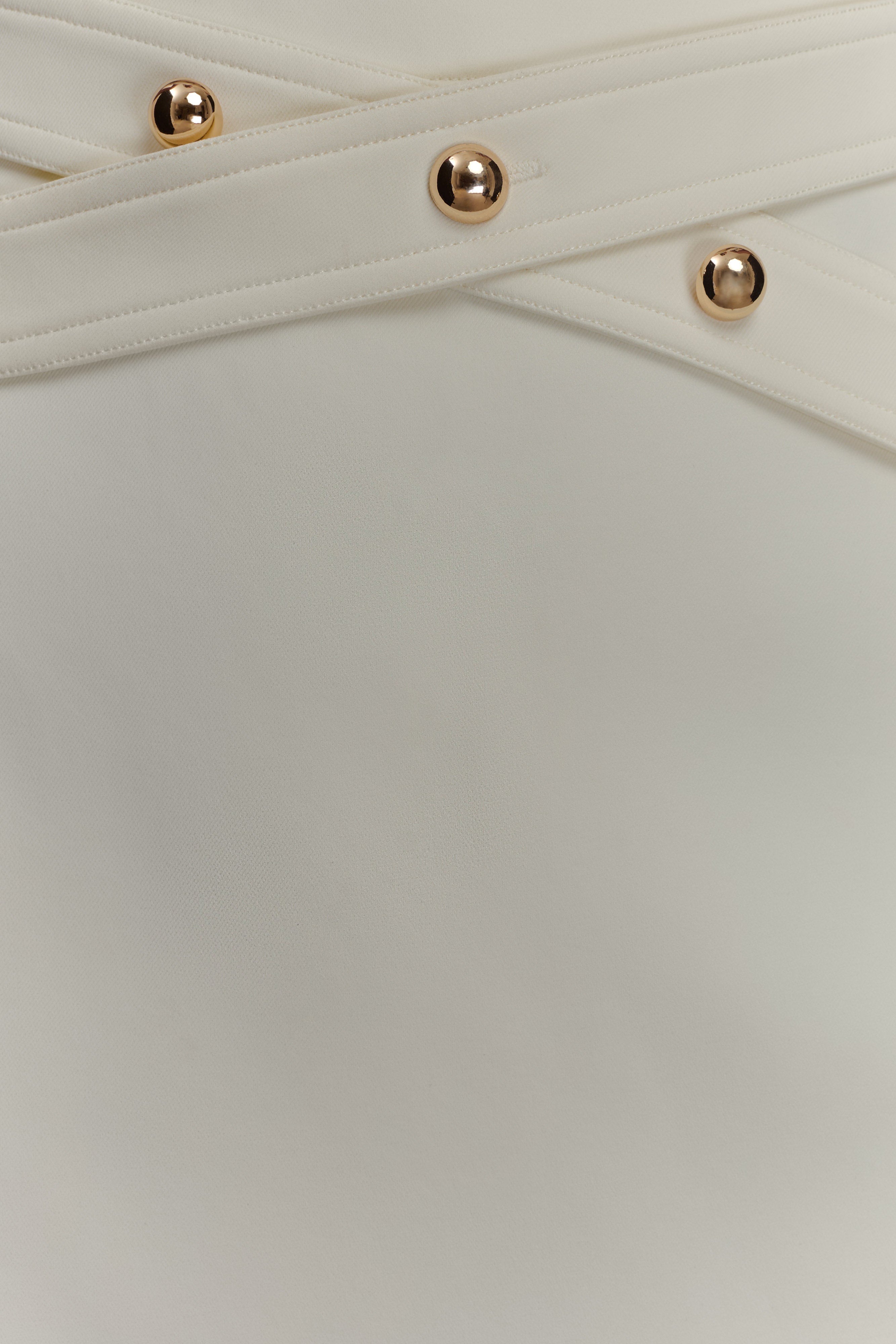 Angelie Suiting Maxi Skirt - Ivory