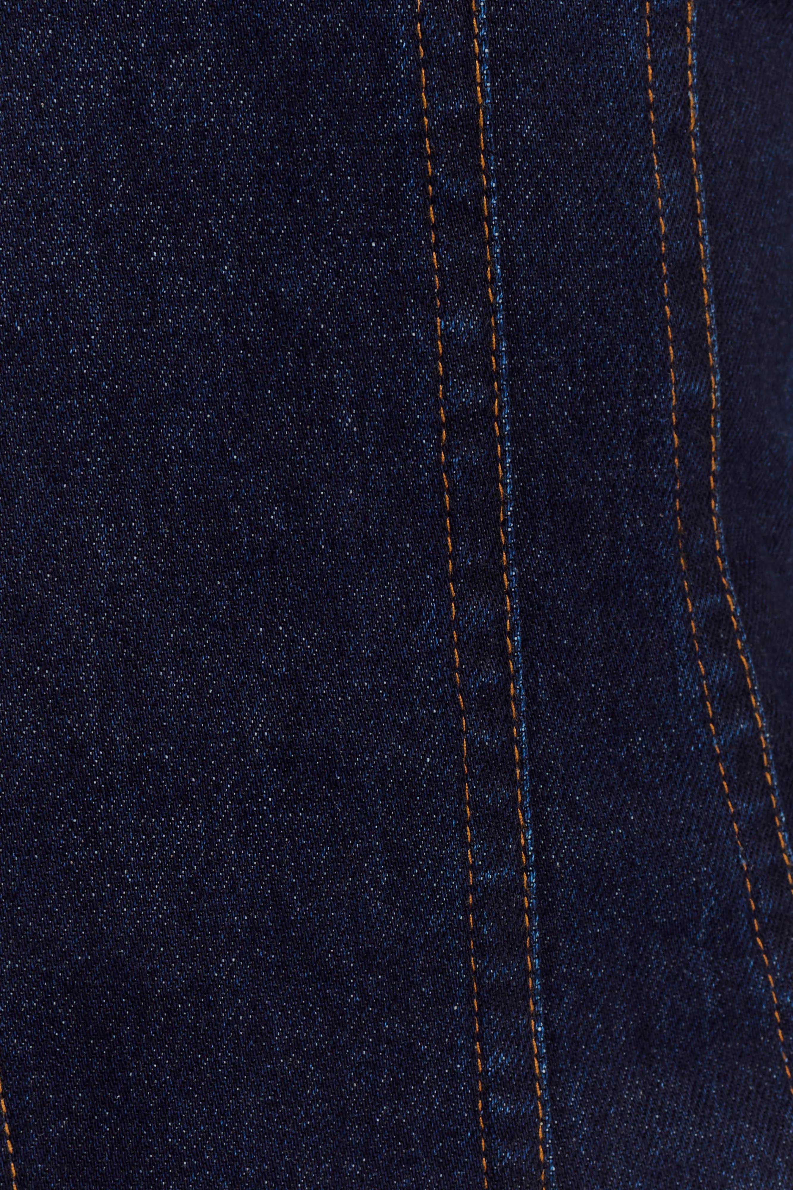 Meadow Denim Corset Halter Top - Indigo Blue