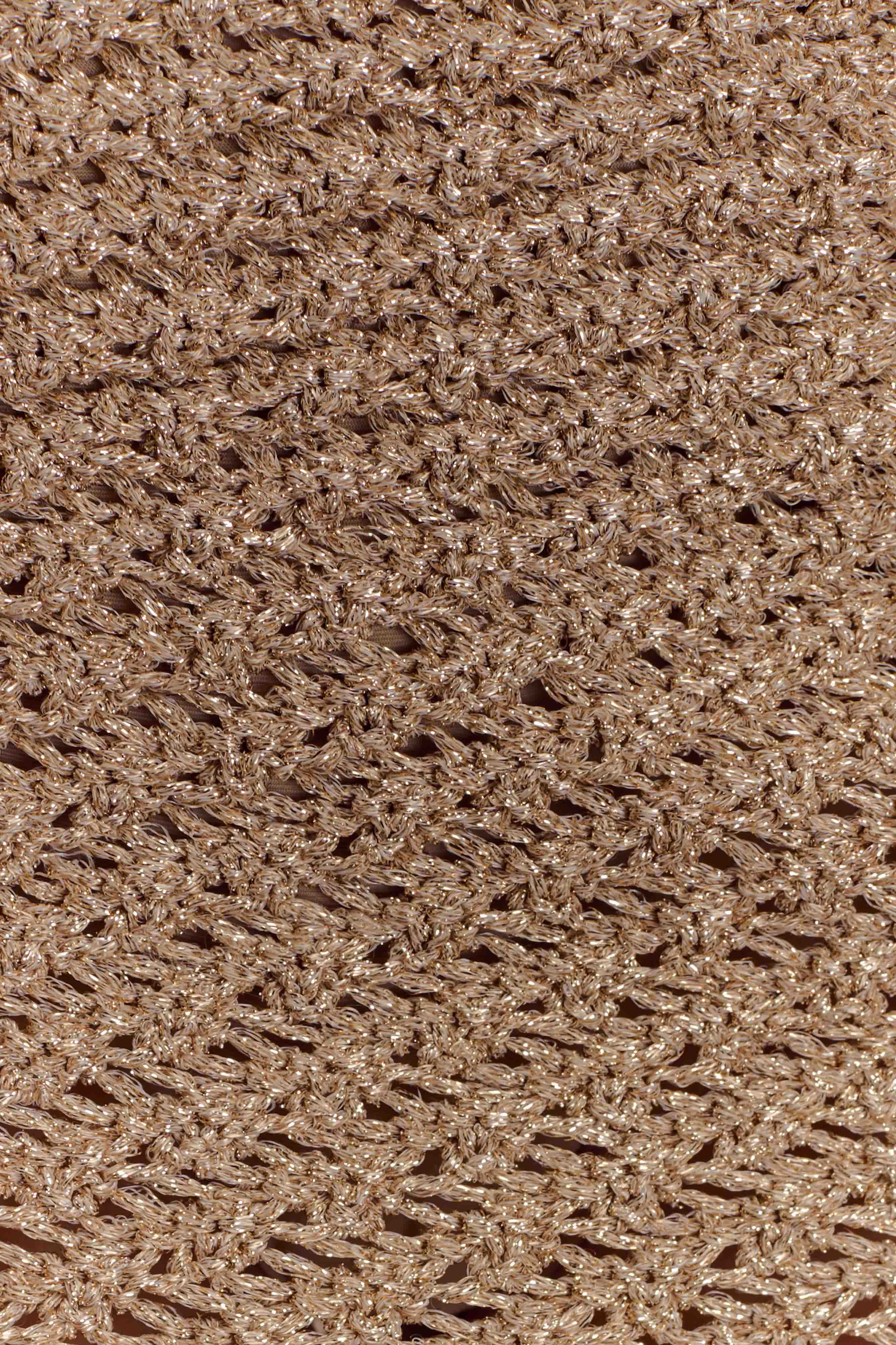 Waverley Metallic Knit Mini Skirt - Gold