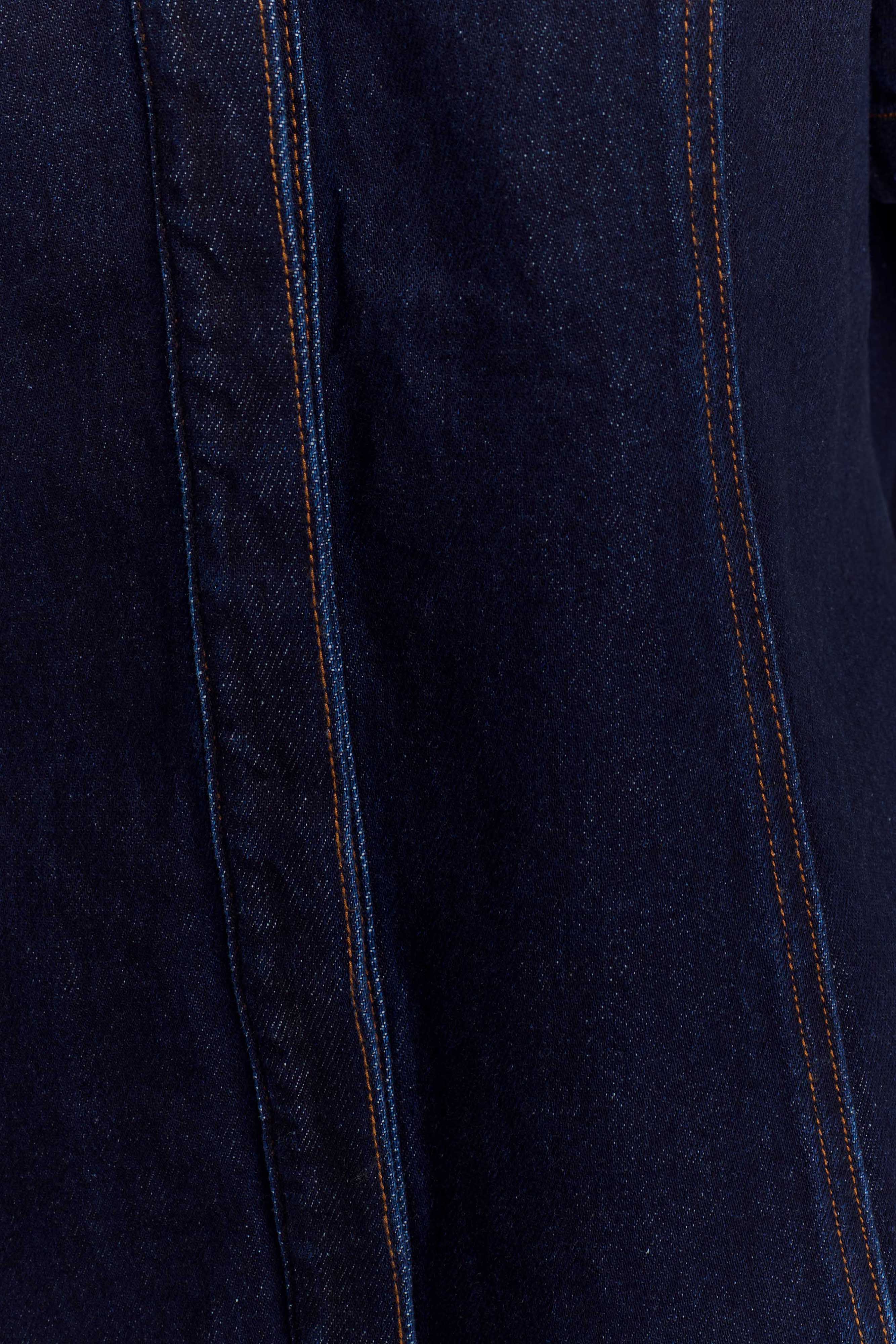 Maya Oversized Denim Shirt - Indigo Blue