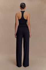 Ramona Modal Straight Leg Pant - Black