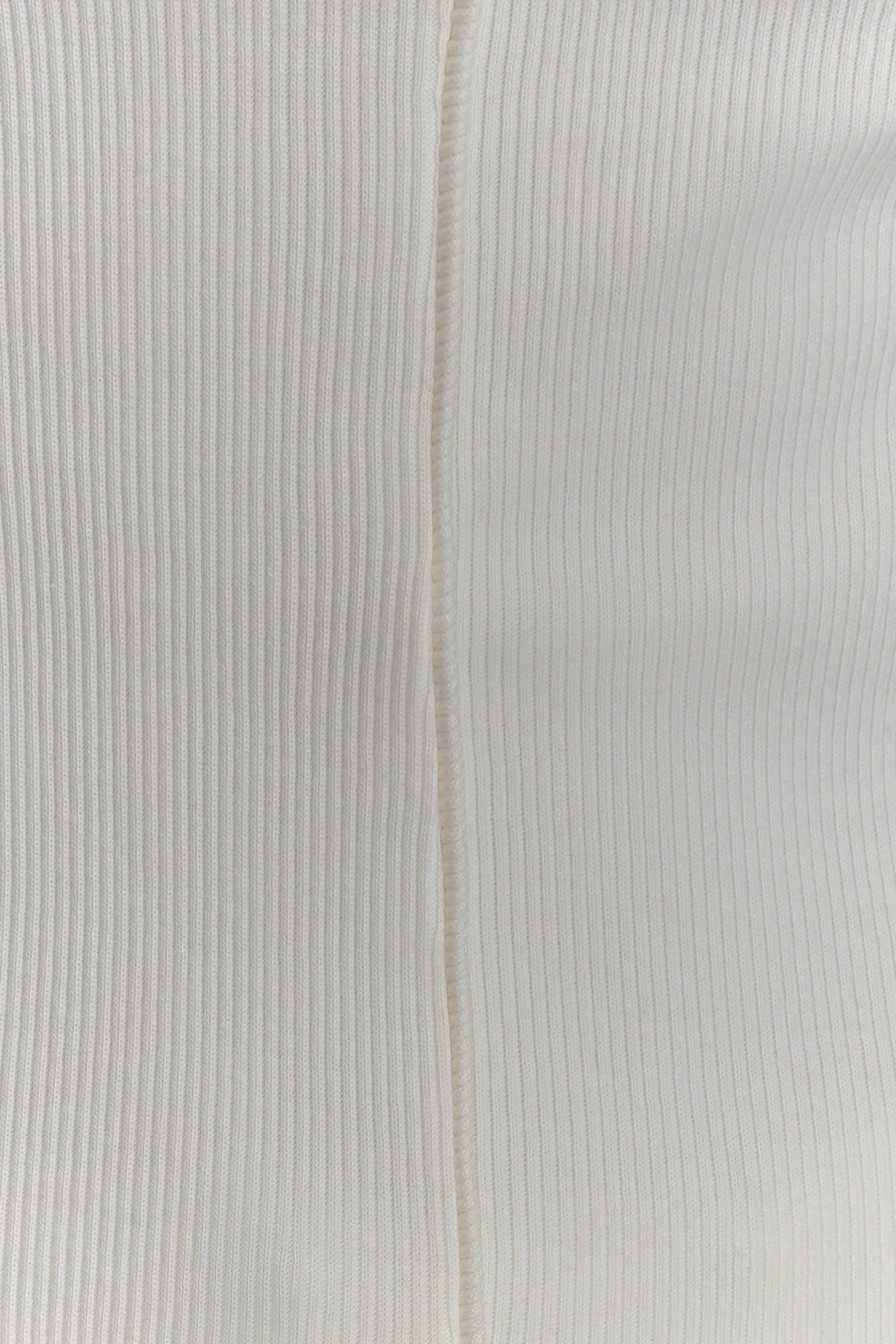 Coraline Panelled Sleeveless Top - White