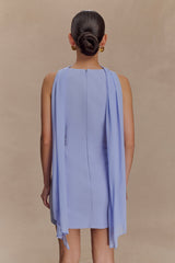 Skyler Suiting Embroidered Mini Dress - Lilac