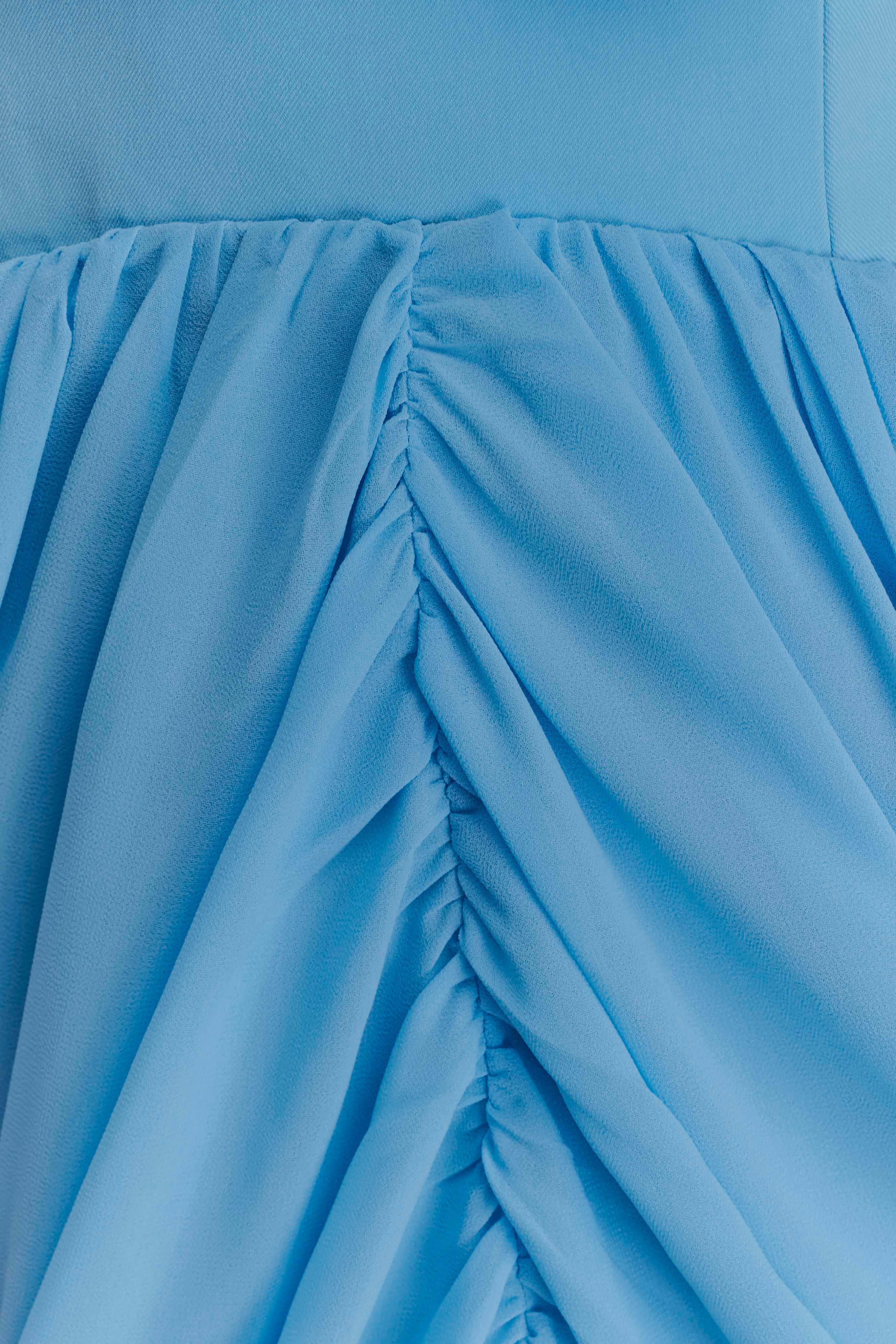 Alex Chiffon Maxi Dress - Blue