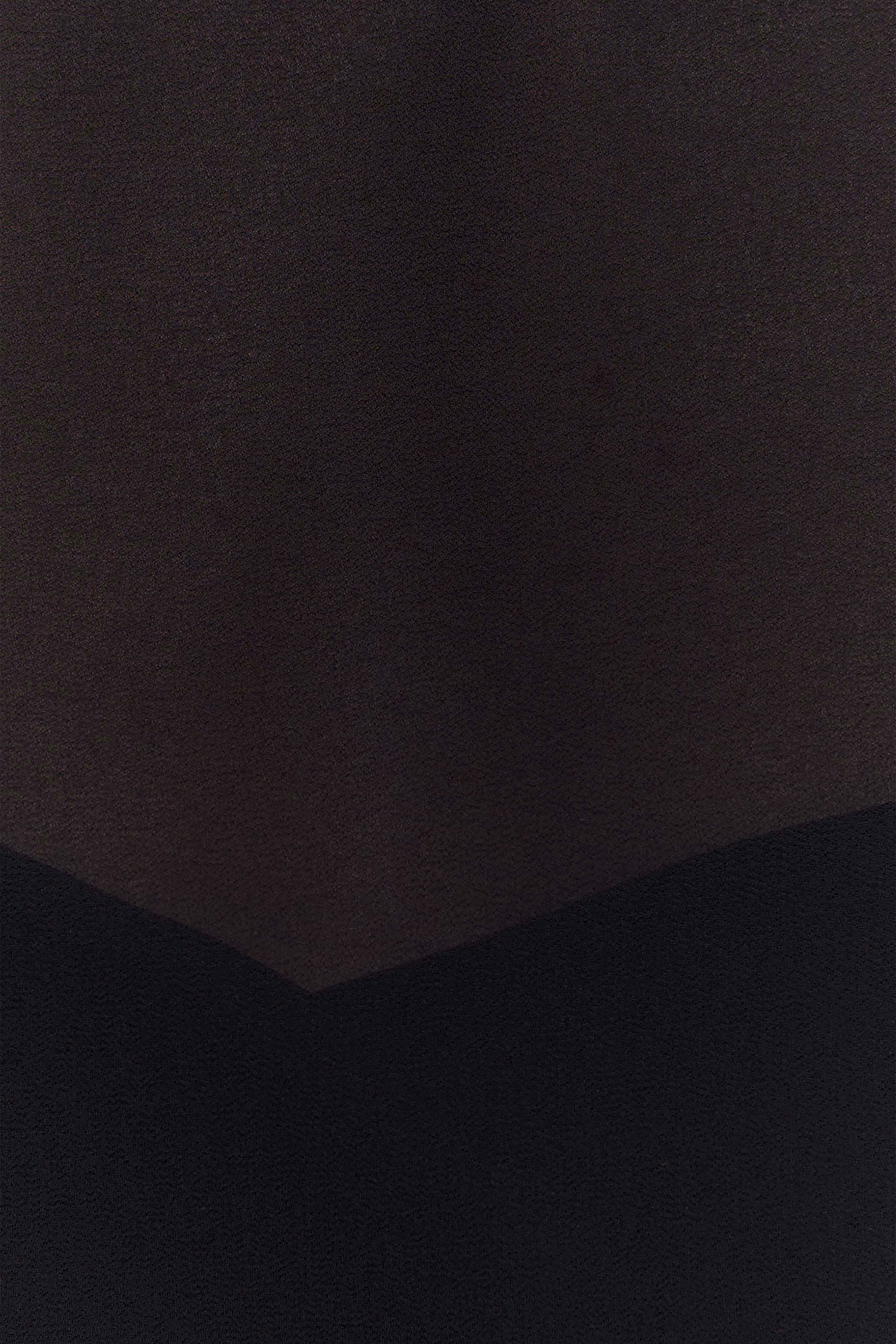 Saria Chiffon Low Back Top - Black