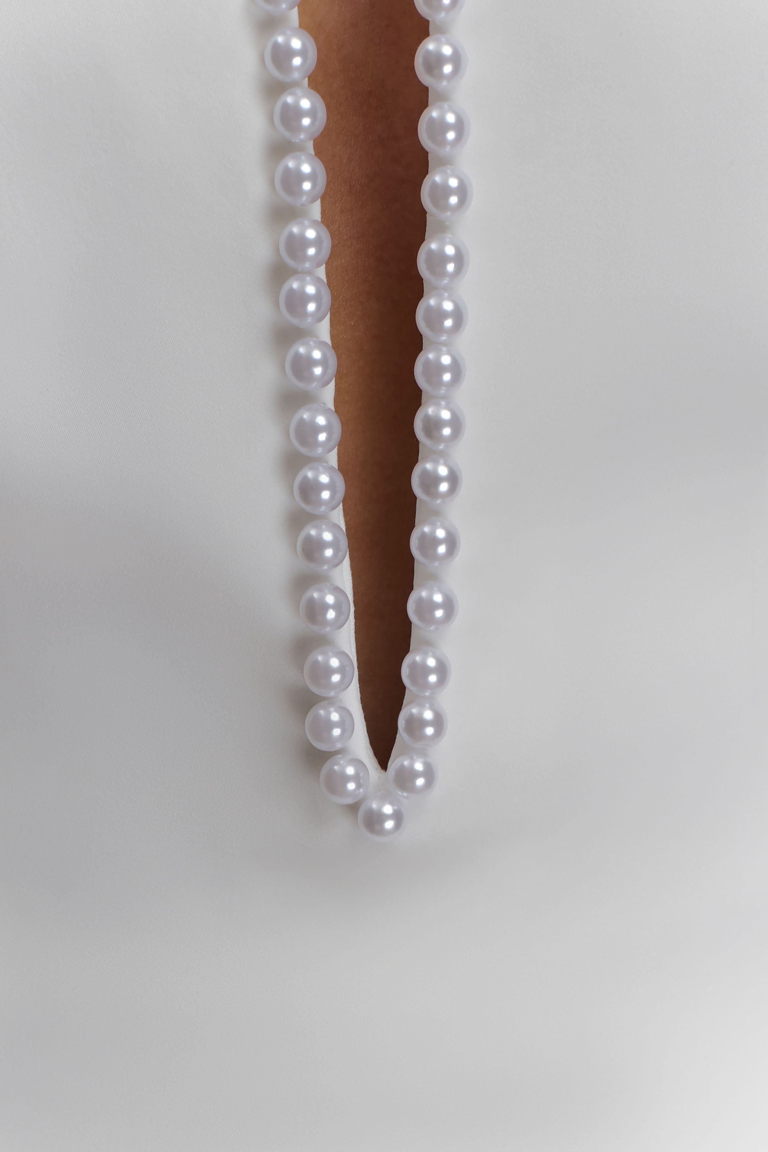 Kingsley Beaded Neckline Mini Dress - Ivory