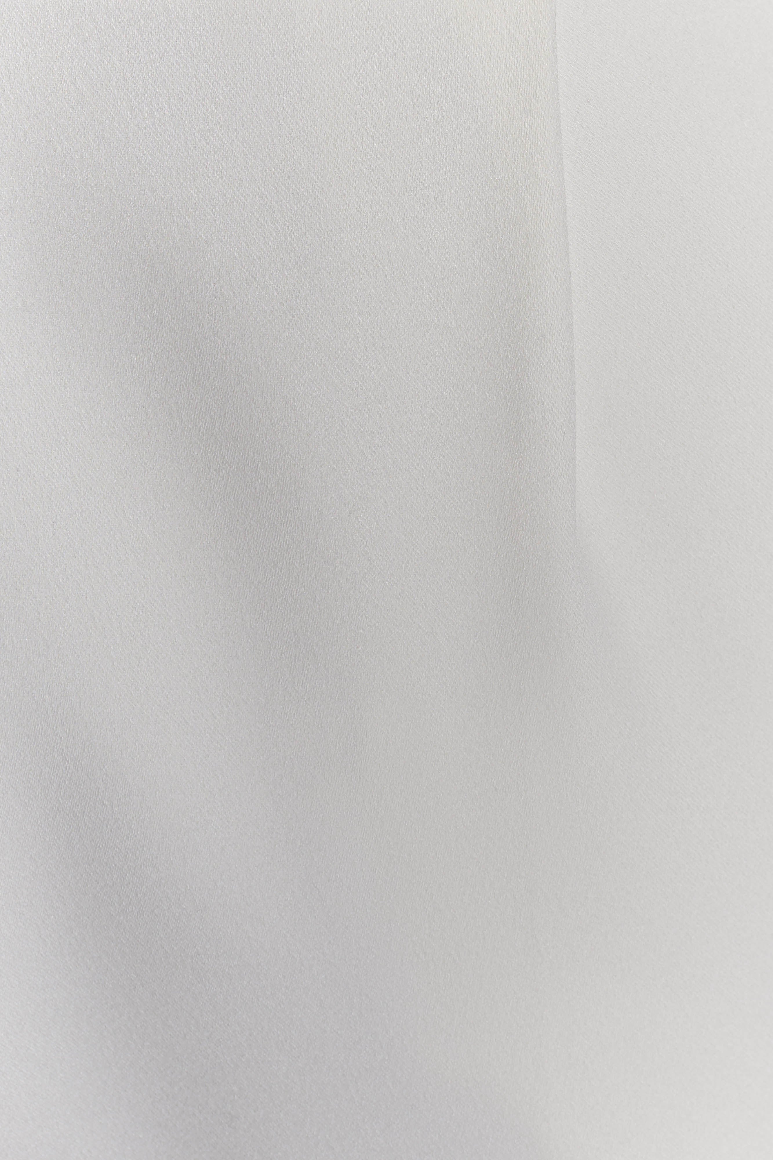 Fatima Satin Straight Leg Pant - White