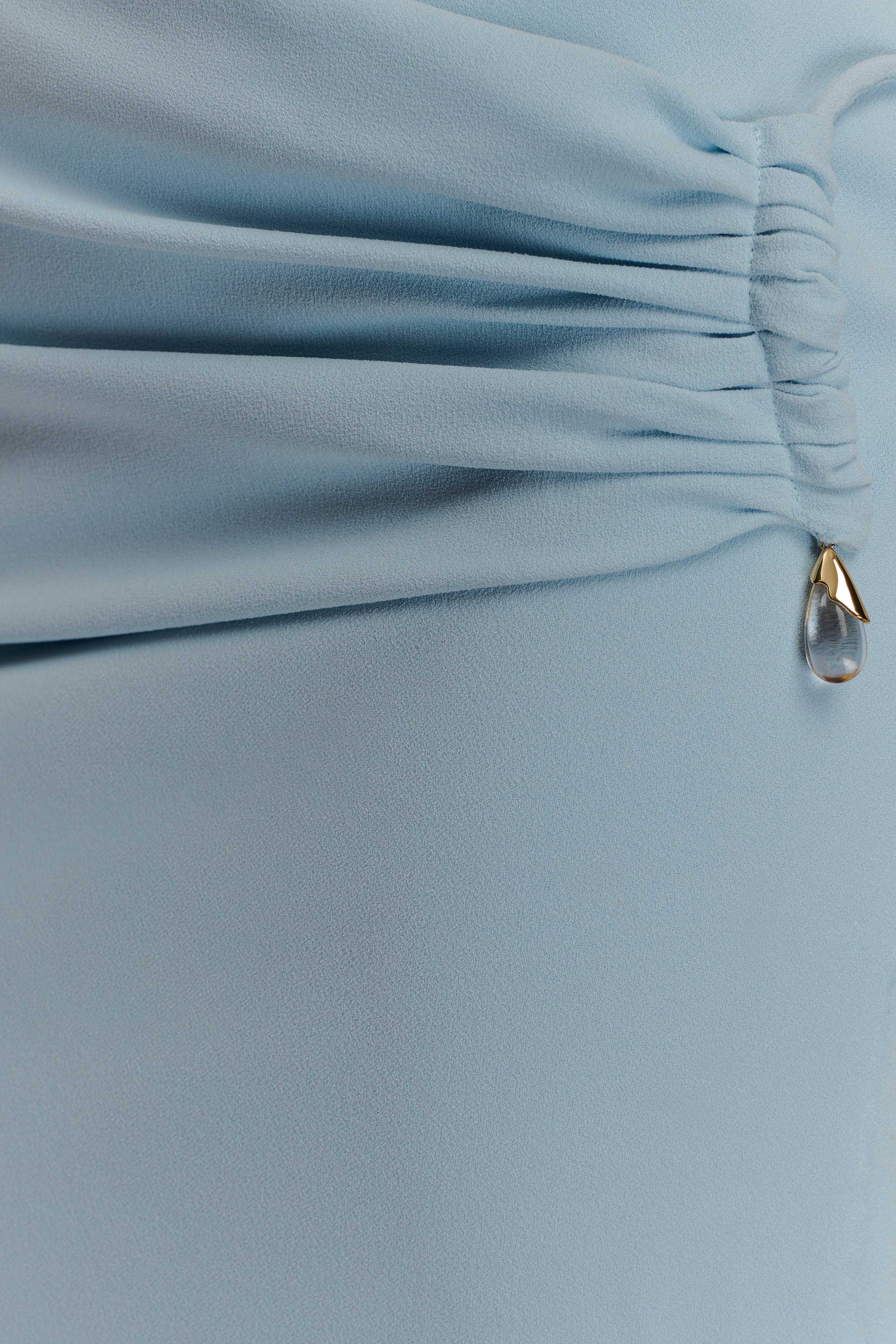 Lalia Teardrop Maxi Dress - Powder Blue