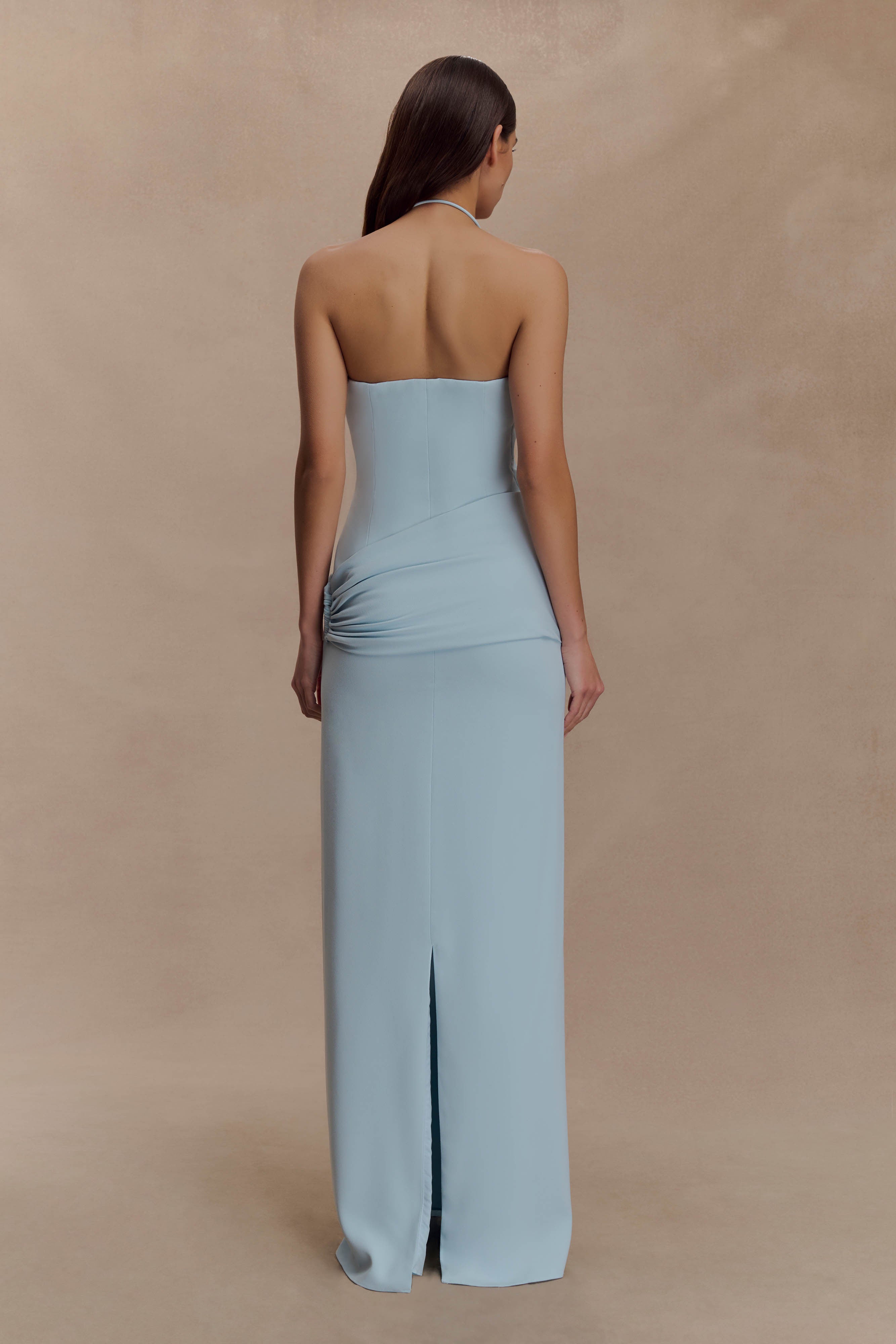 Lalia Teardrop Maxi Dress - Powder Blue