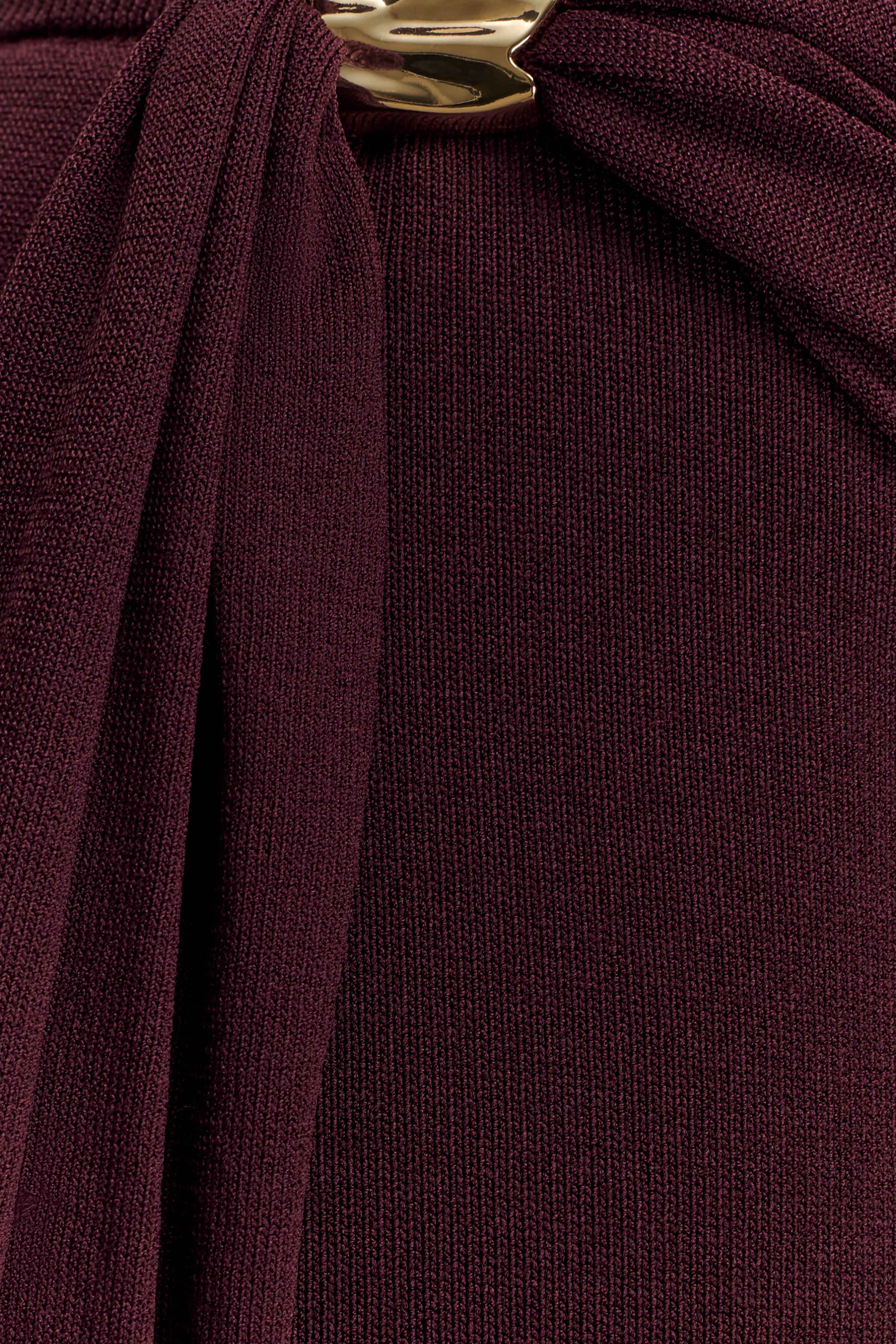 Bowie Low Rise Knit Maxi Skirt - Dark Chocolate