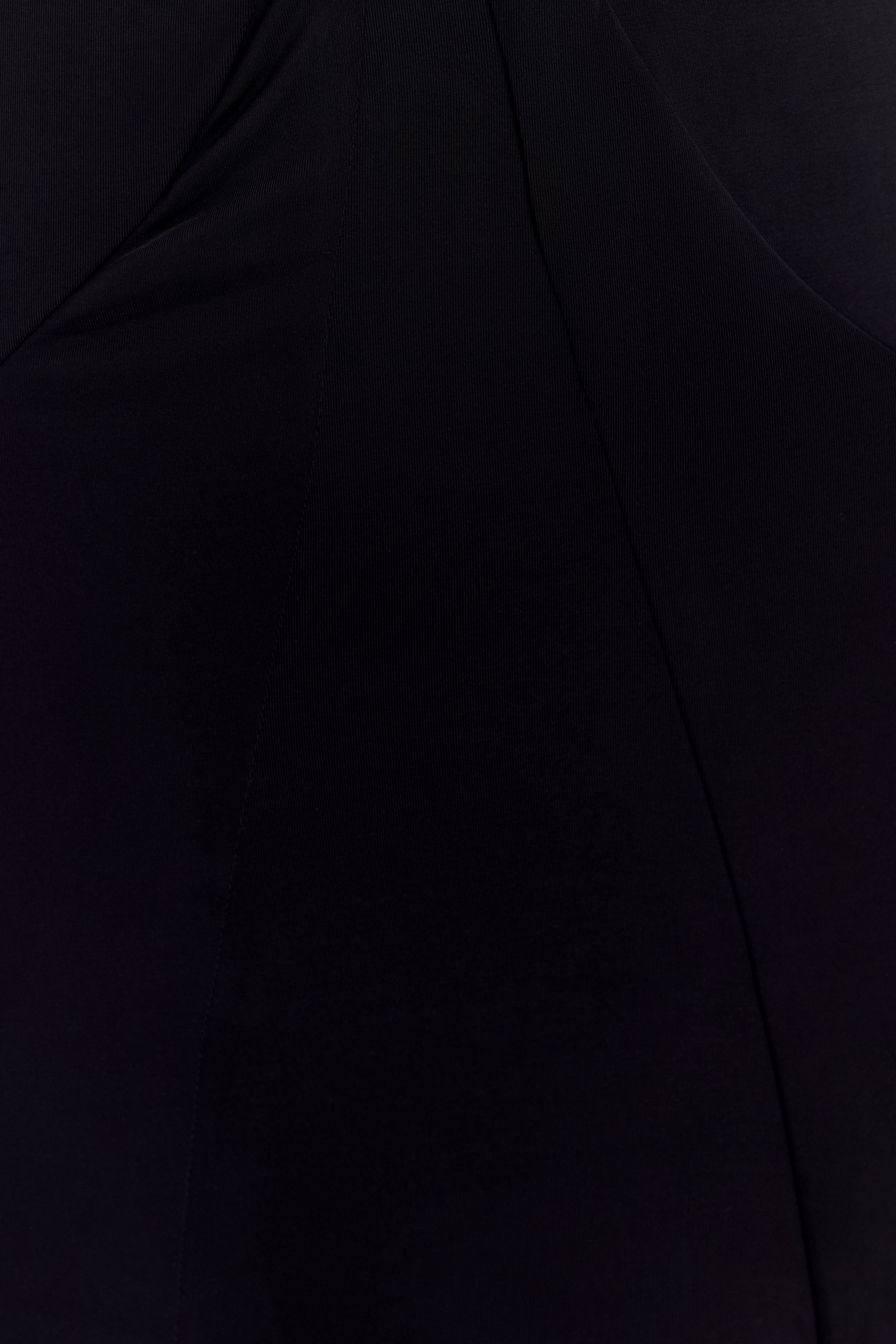 Juliet Slinky Maxi Dress With Scarf - Black