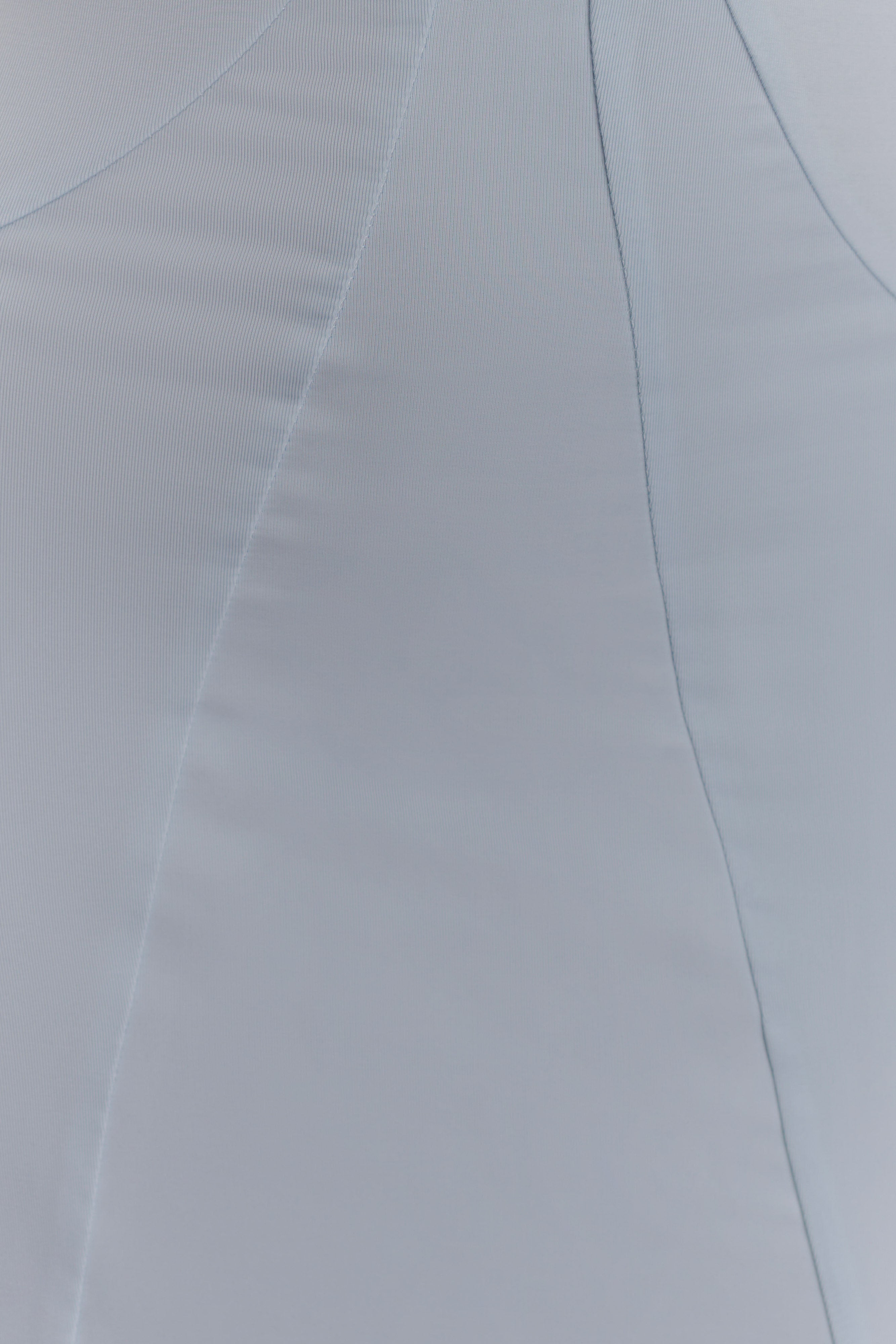 Juliet Slinky Maxi Dress With Scarf - Pale Blue