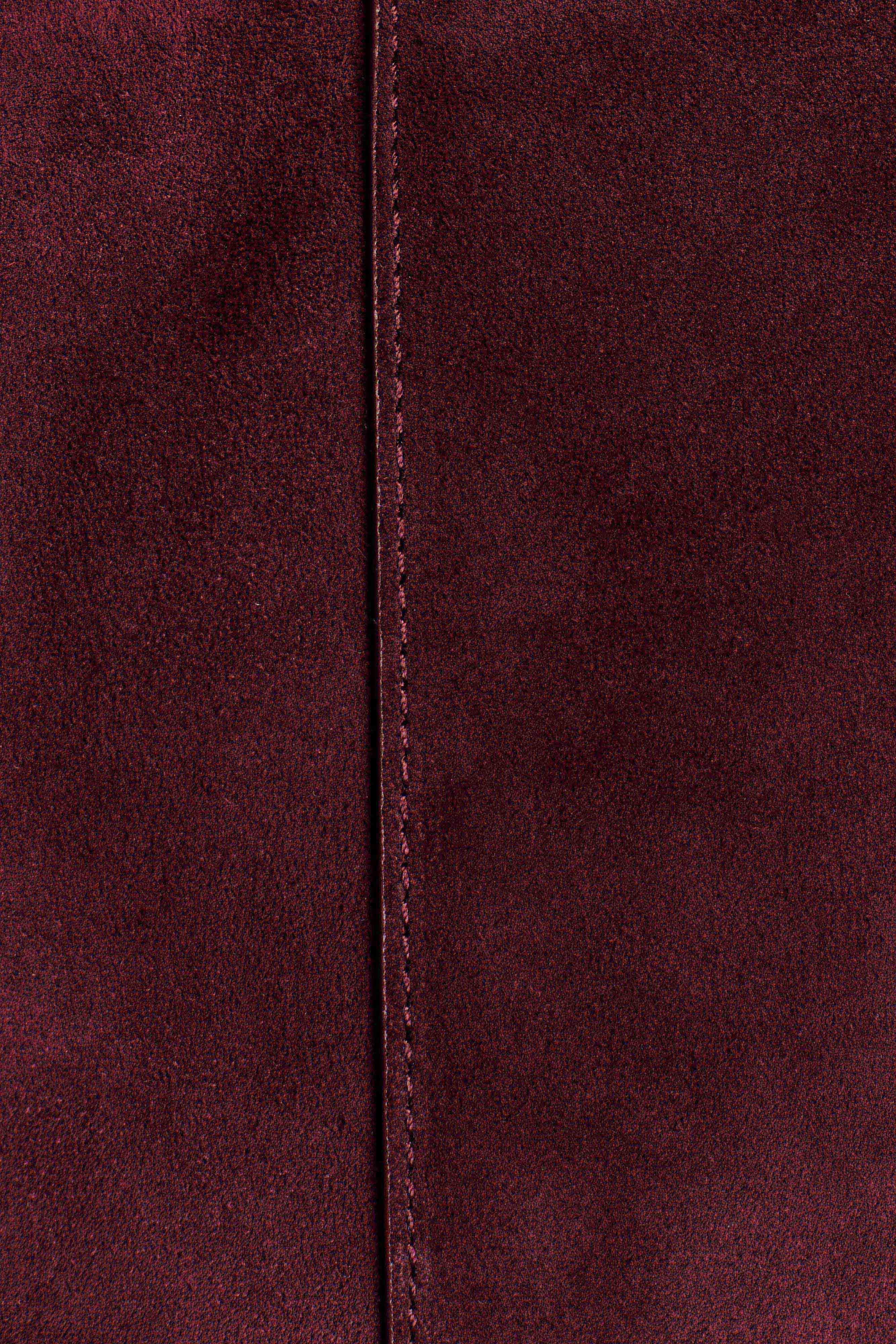 Hazel Slouchy Suede Bag - Burgundy