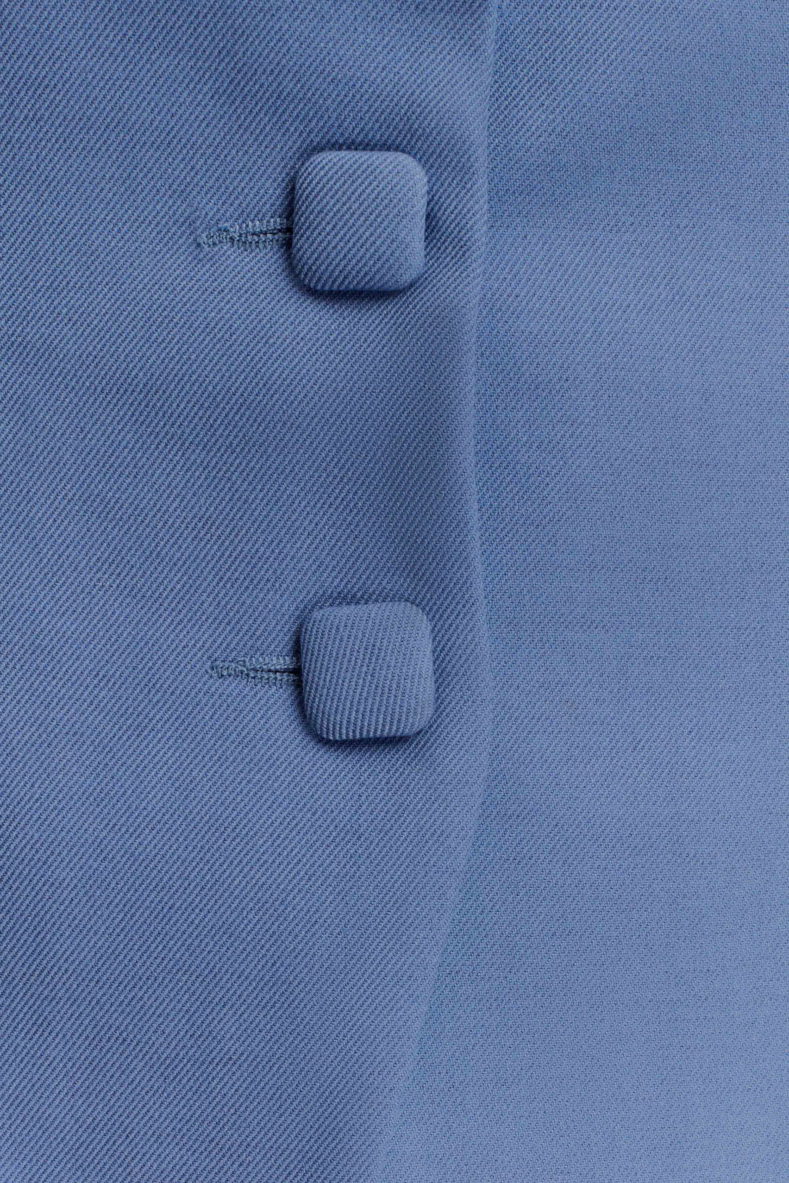 Christel Suiting Fitted Blazer - Ocean Blue