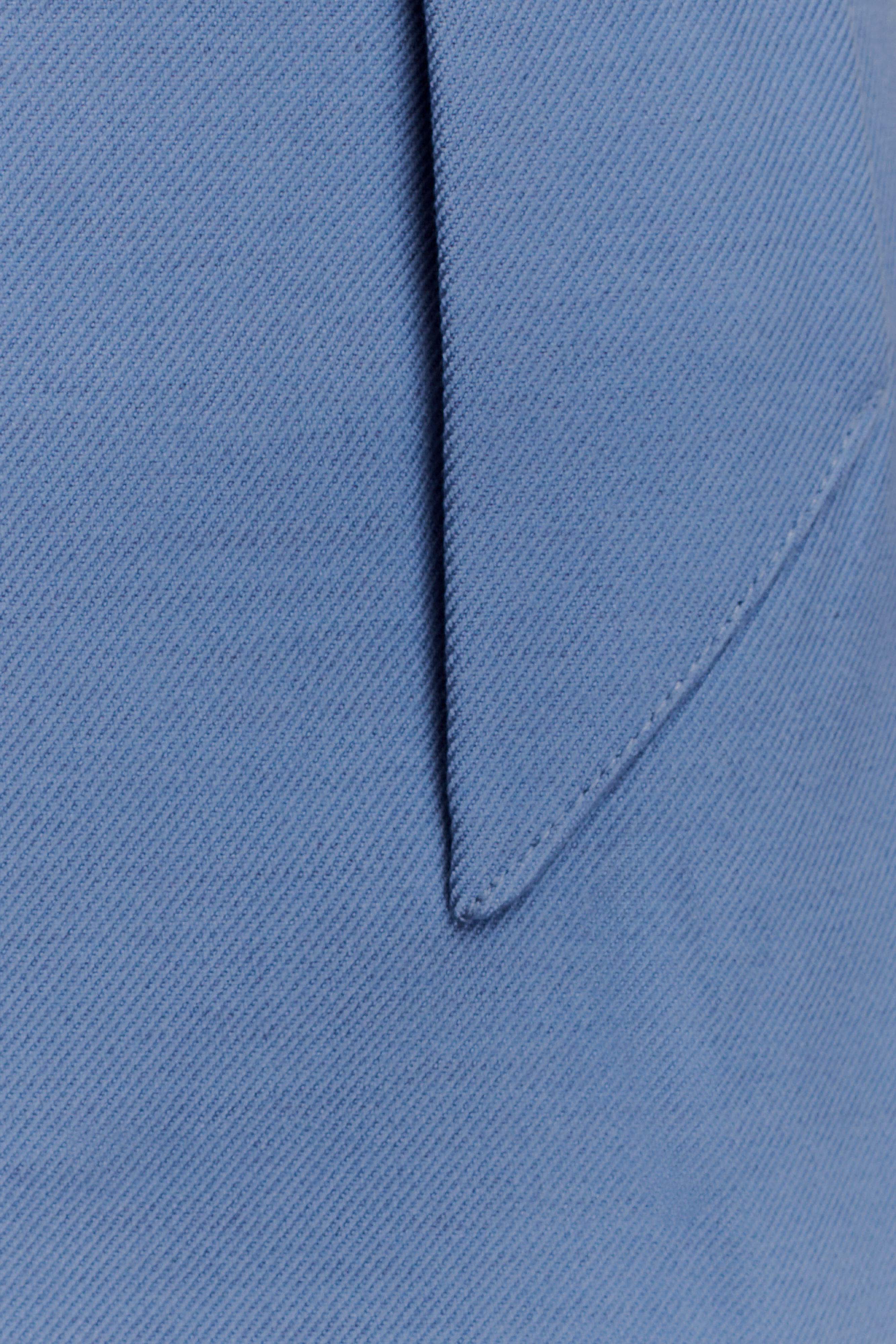 Gina Suiting Mini Skirt - Ocean Blue