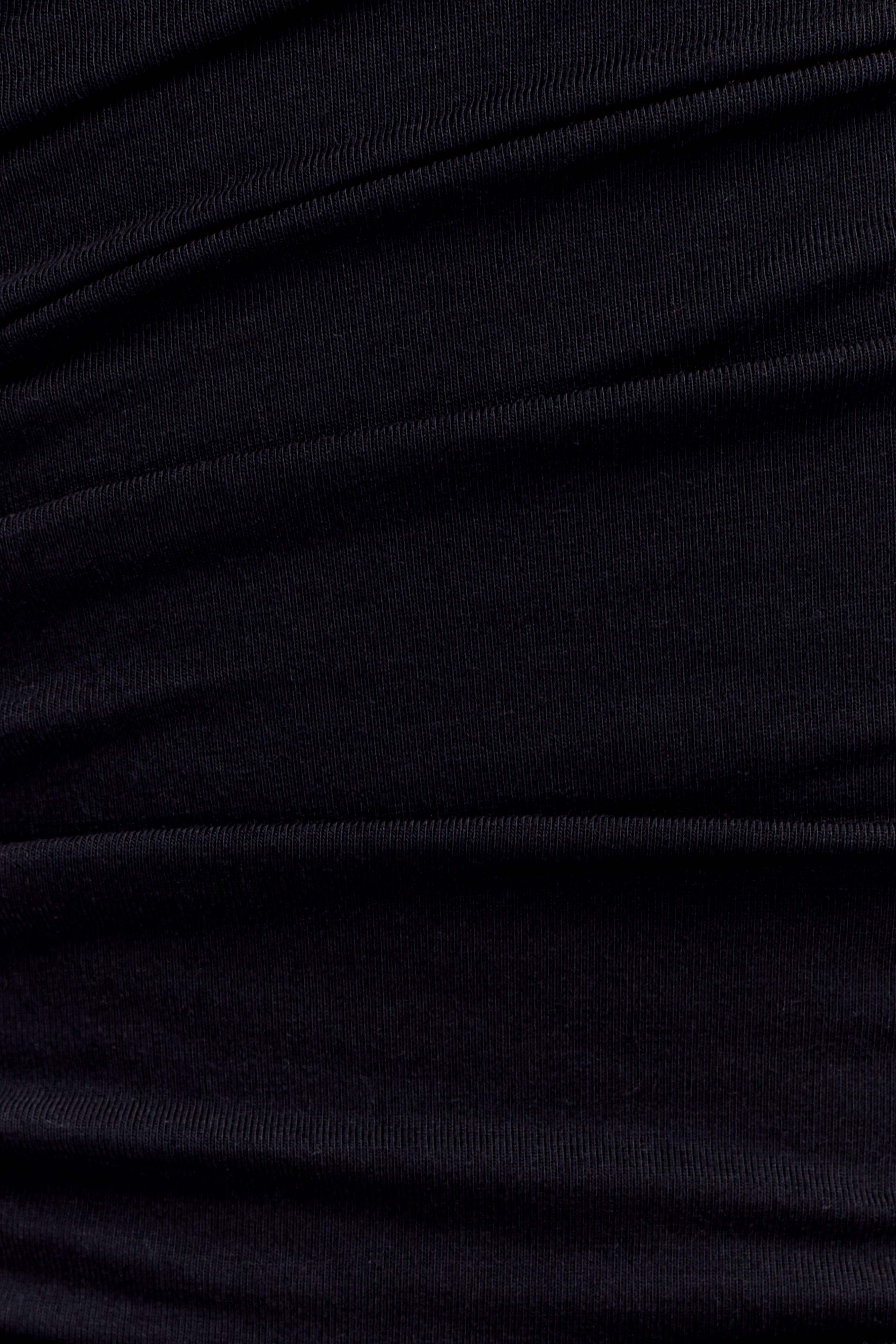 Anna One Shoulder Modal Top - Black