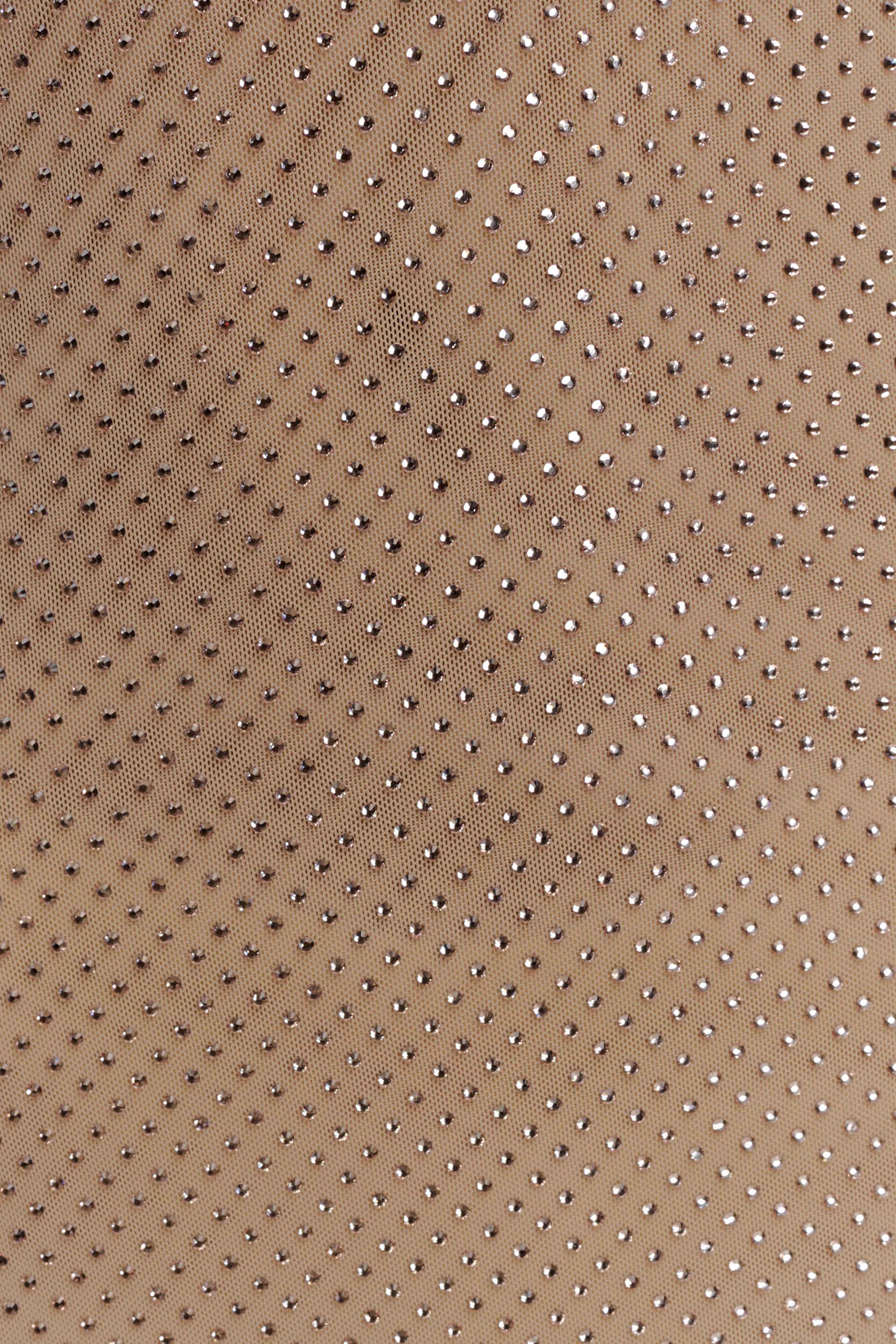 Harriet Halter Neck Diamante Maxi Dress - Sandy Gold