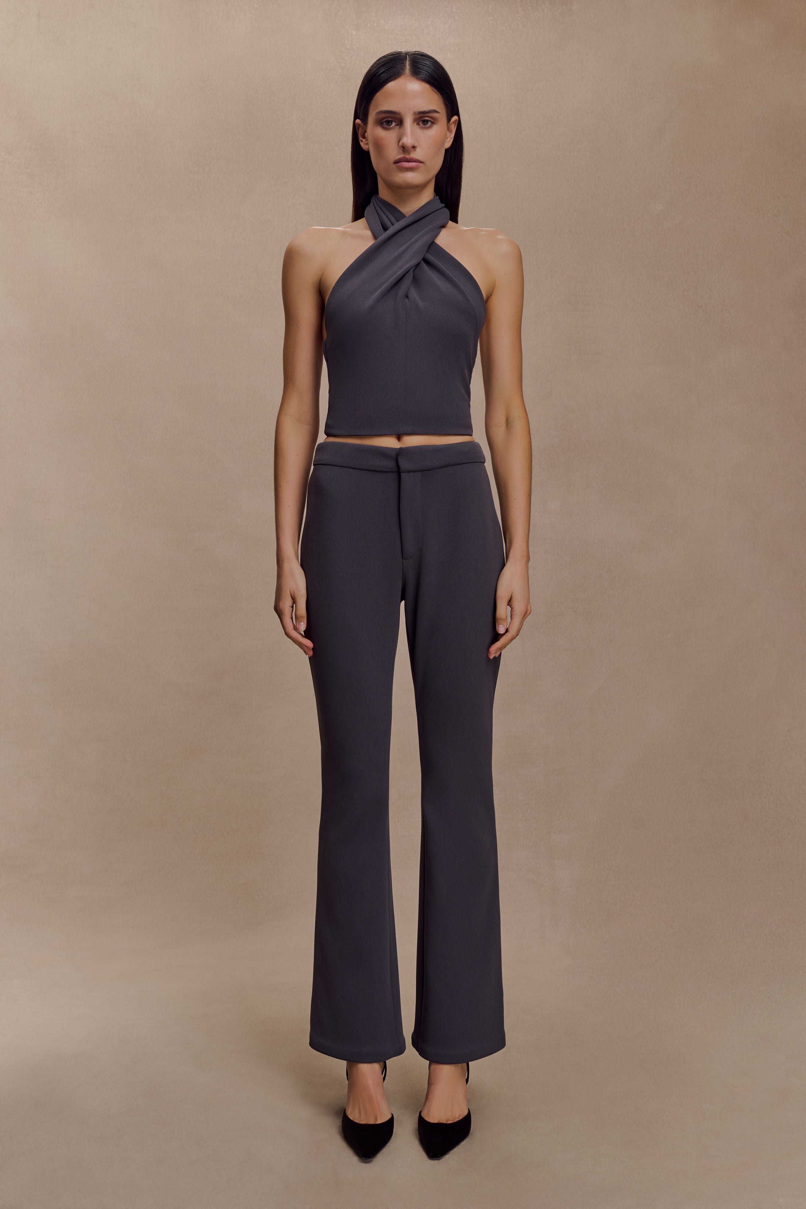 Marion Cross Over Top - Charcoal Shadow