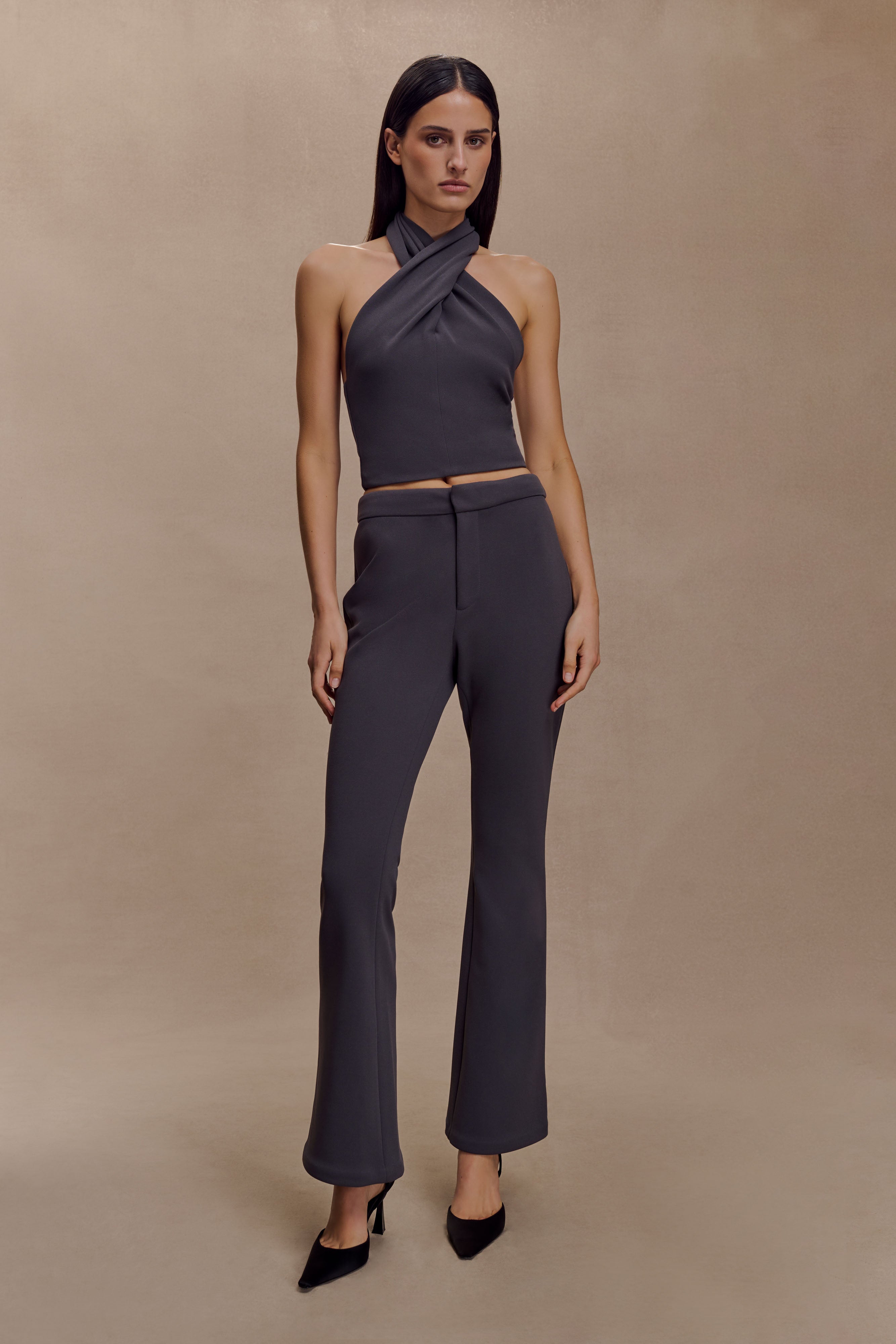 Marion Cross Over Top - Charcoal Shadow