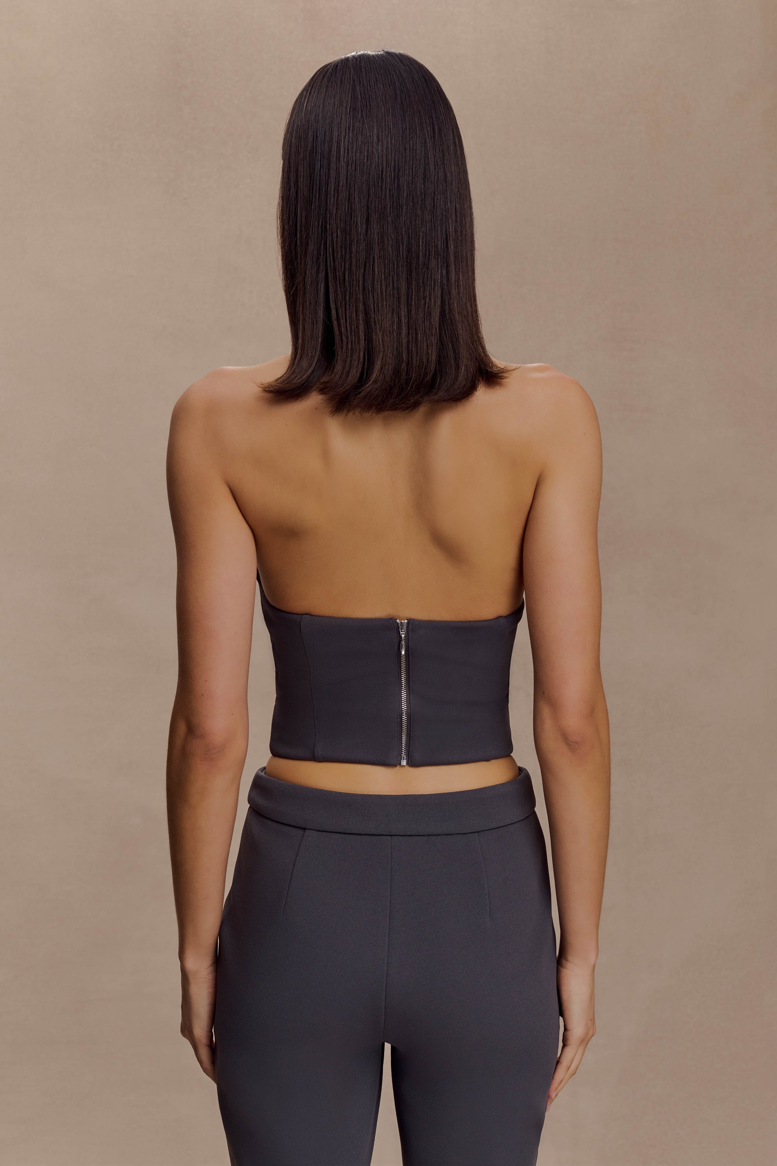 Marion Cross Over Top - Charcoal Shadow